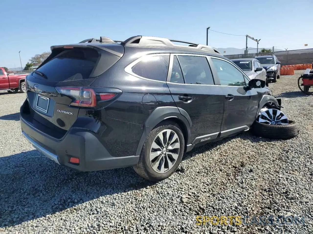3 Photograph of a damaged car 4S4BTANC2P3191255 SUBARU OUTBACK 2023