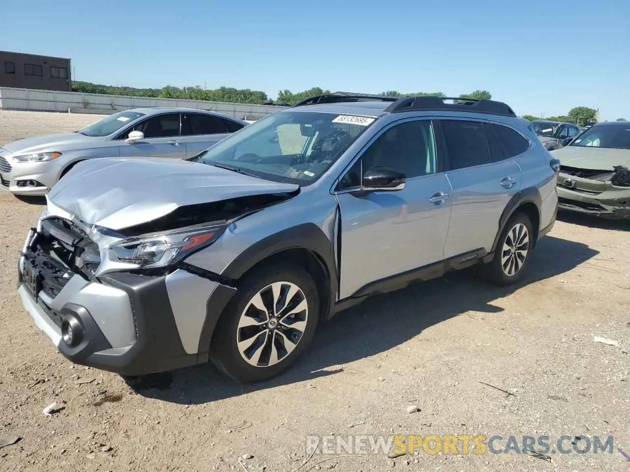 1 Photograph of a damaged car 4S4BTANC2P3194706 SUBARU OUTBACK 2023