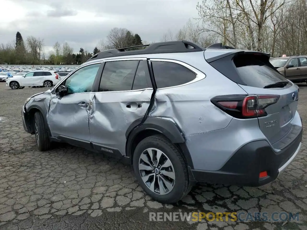 2 Photograph of a damaged car 4S4BTANC3P3157664 SUBARU OUTBACK 2023