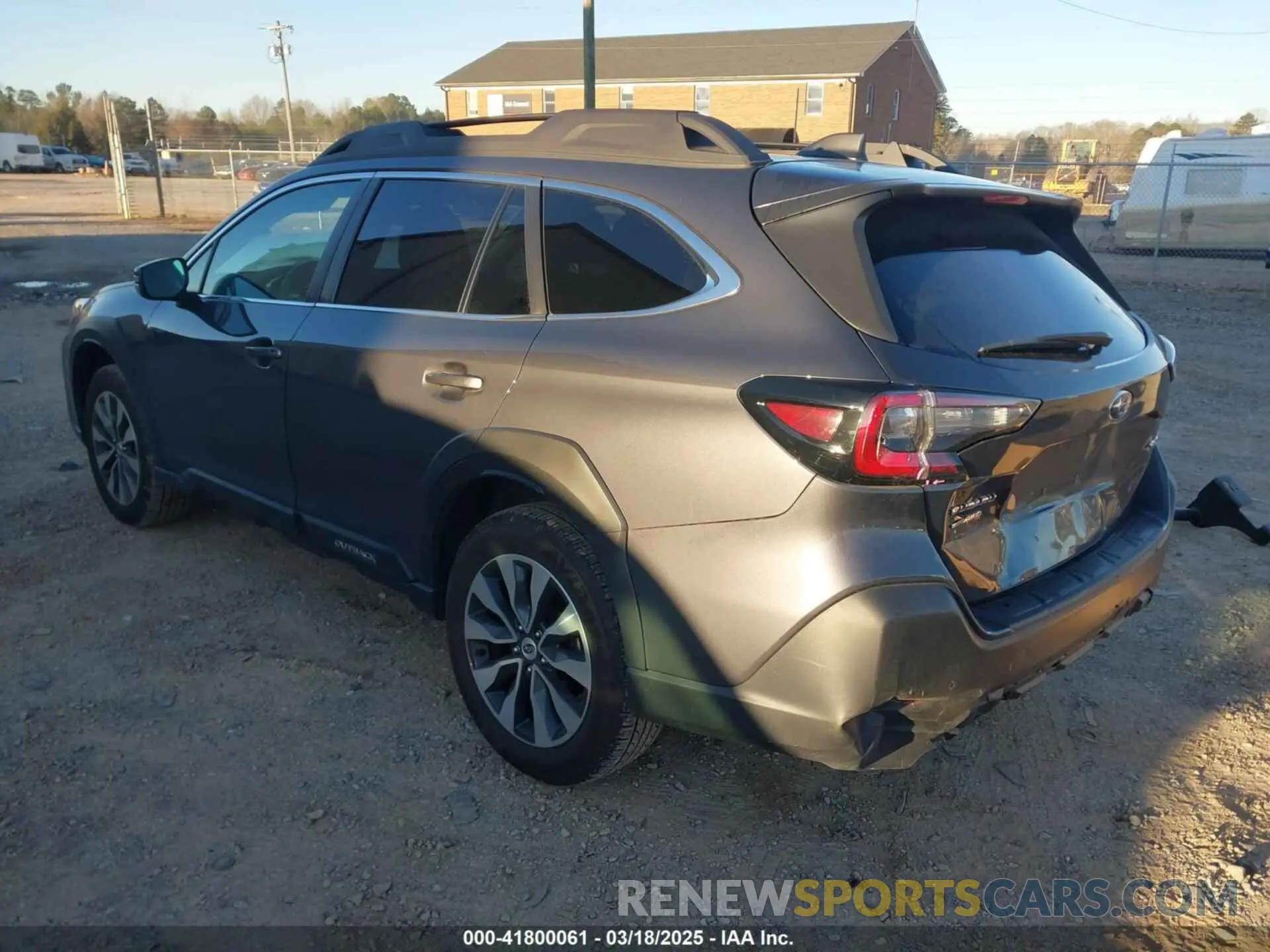 3 Photograph of a damaged car 4S4BTANC5P3188849 SUBARU OUTBACK 2023