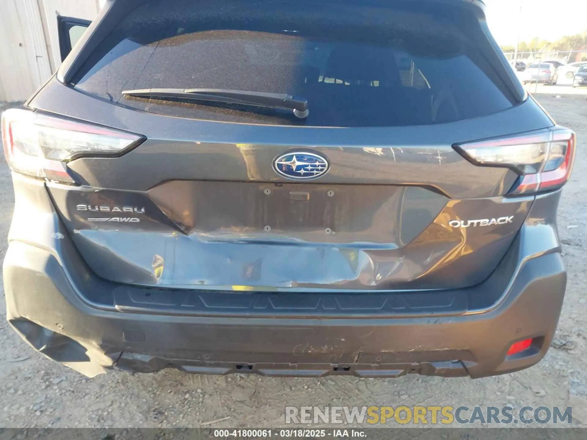 6 Photograph of a damaged car 4S4BTANC5P3188849 SUBARU OUTBACK 2023