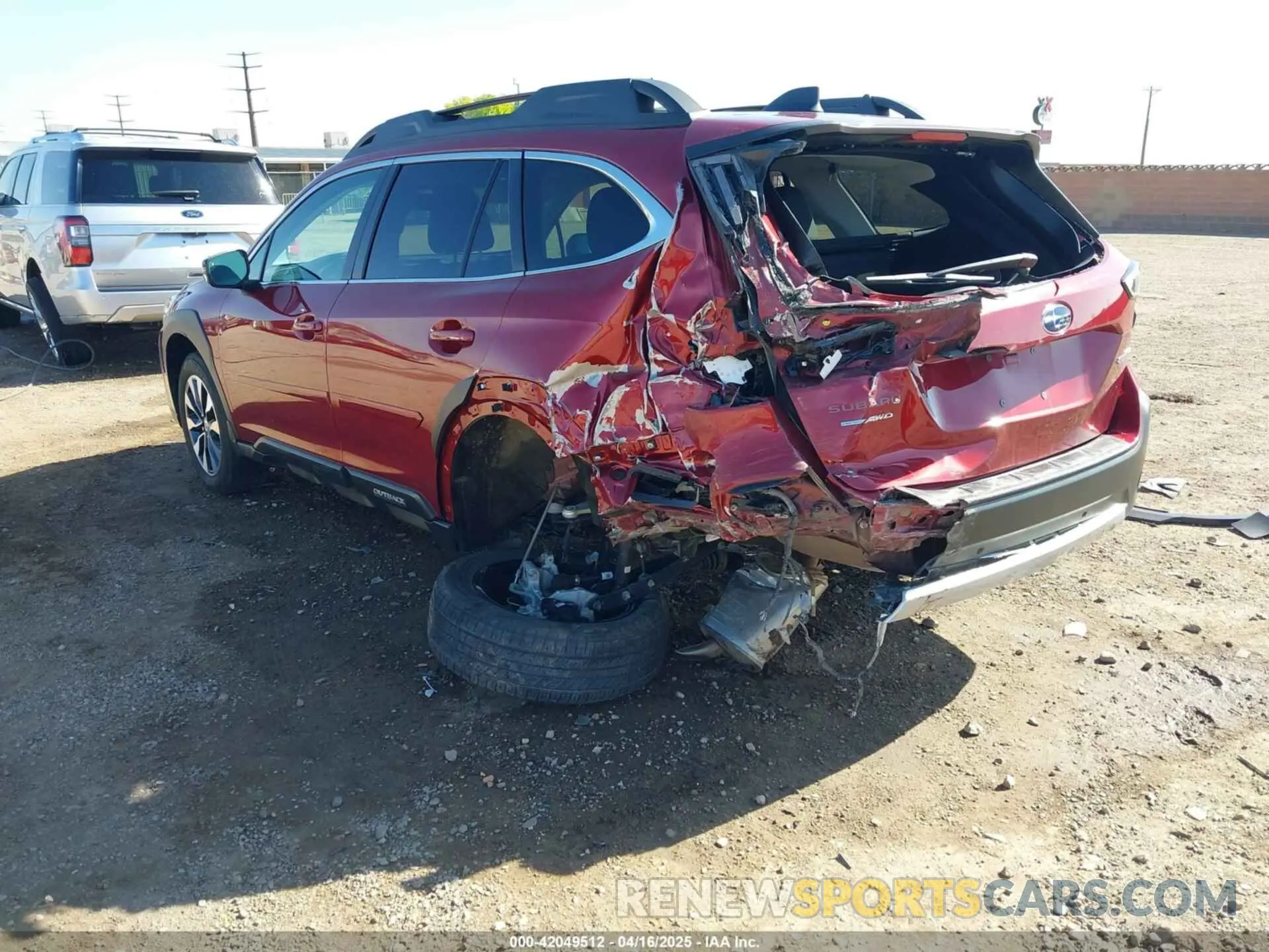 3 Photograph of a damaged car 4S4BTANC9P3118965 SUBARU OUTBACK 2023