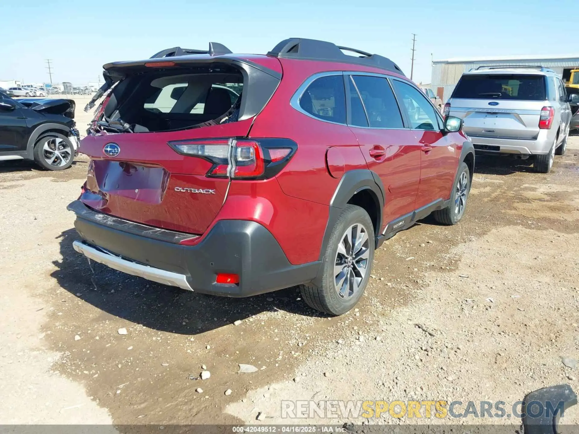 4 Photograph of a damaged car 4S4BTANC9P3118965 SUBARU OUTBACK 2023