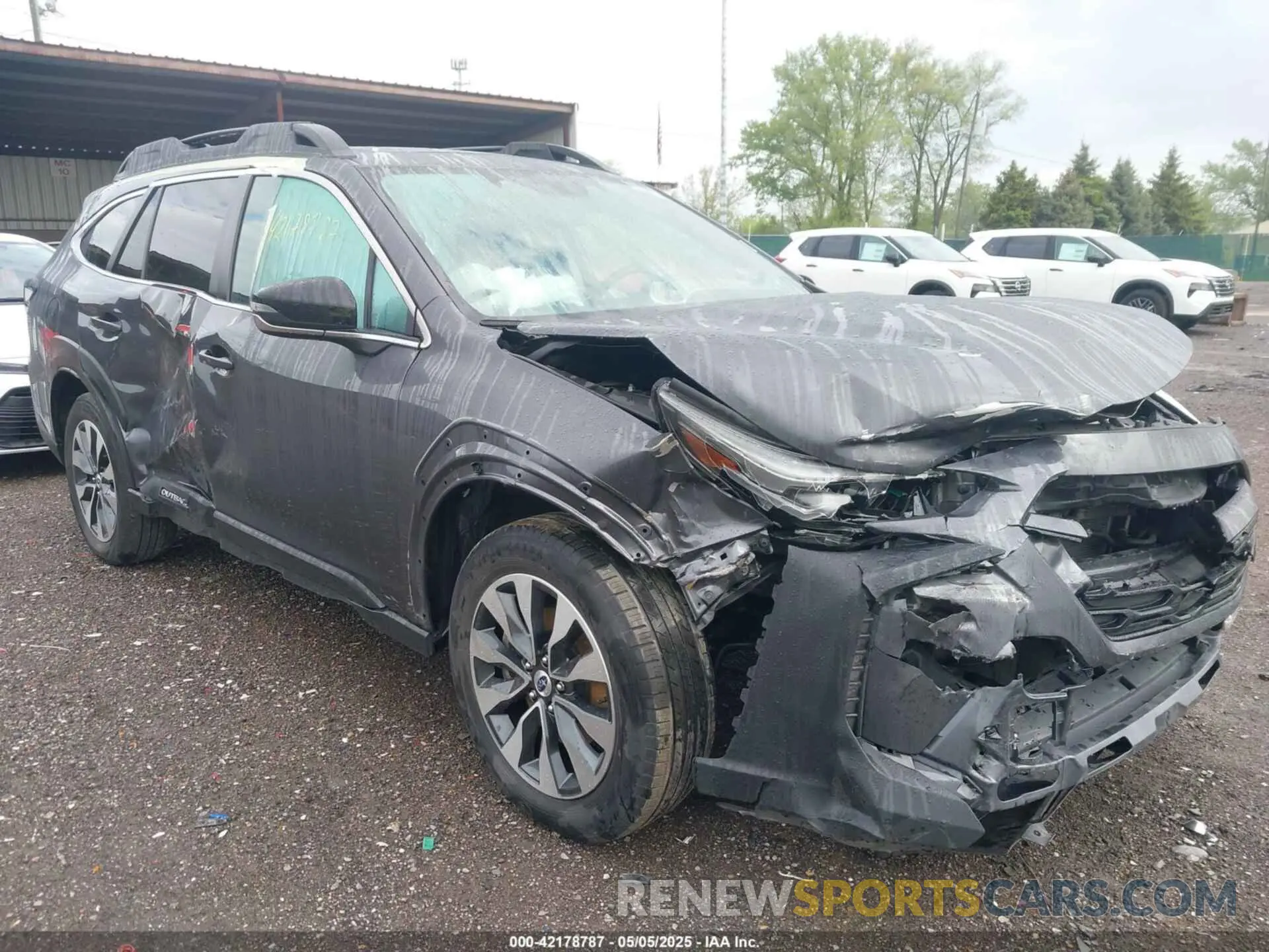 1 Photograph of a damaged car 4S4BTANCXP3124726 SUBARU OUTBACK 2023