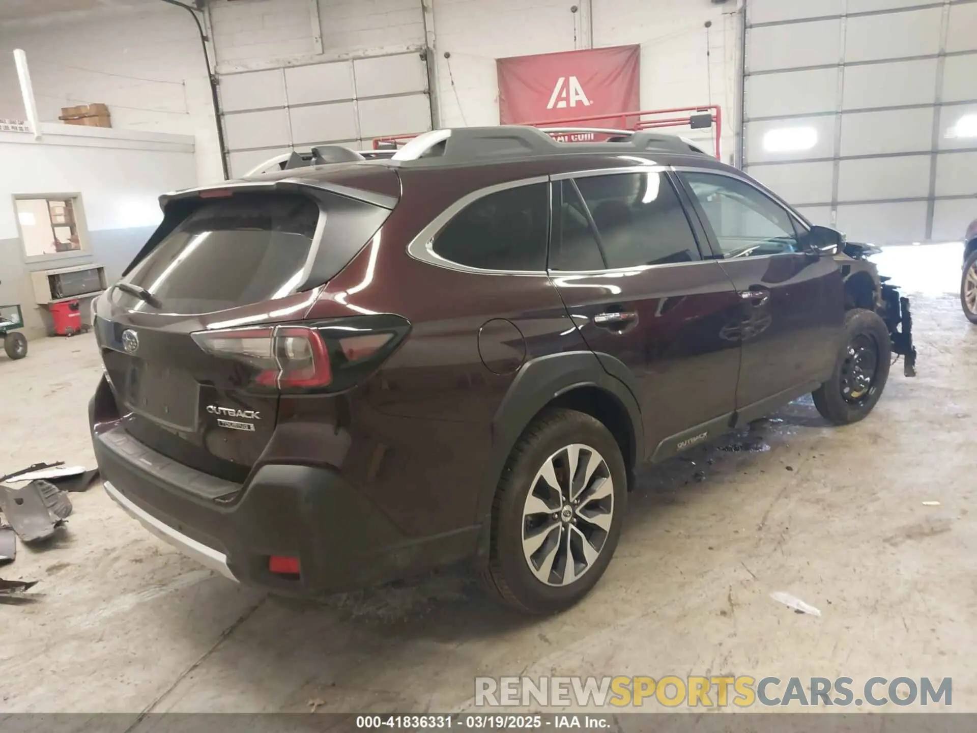 4 Photograph of a damaged car 4S4BTAPC0P3186892 SUBARU OUTBACK 2023