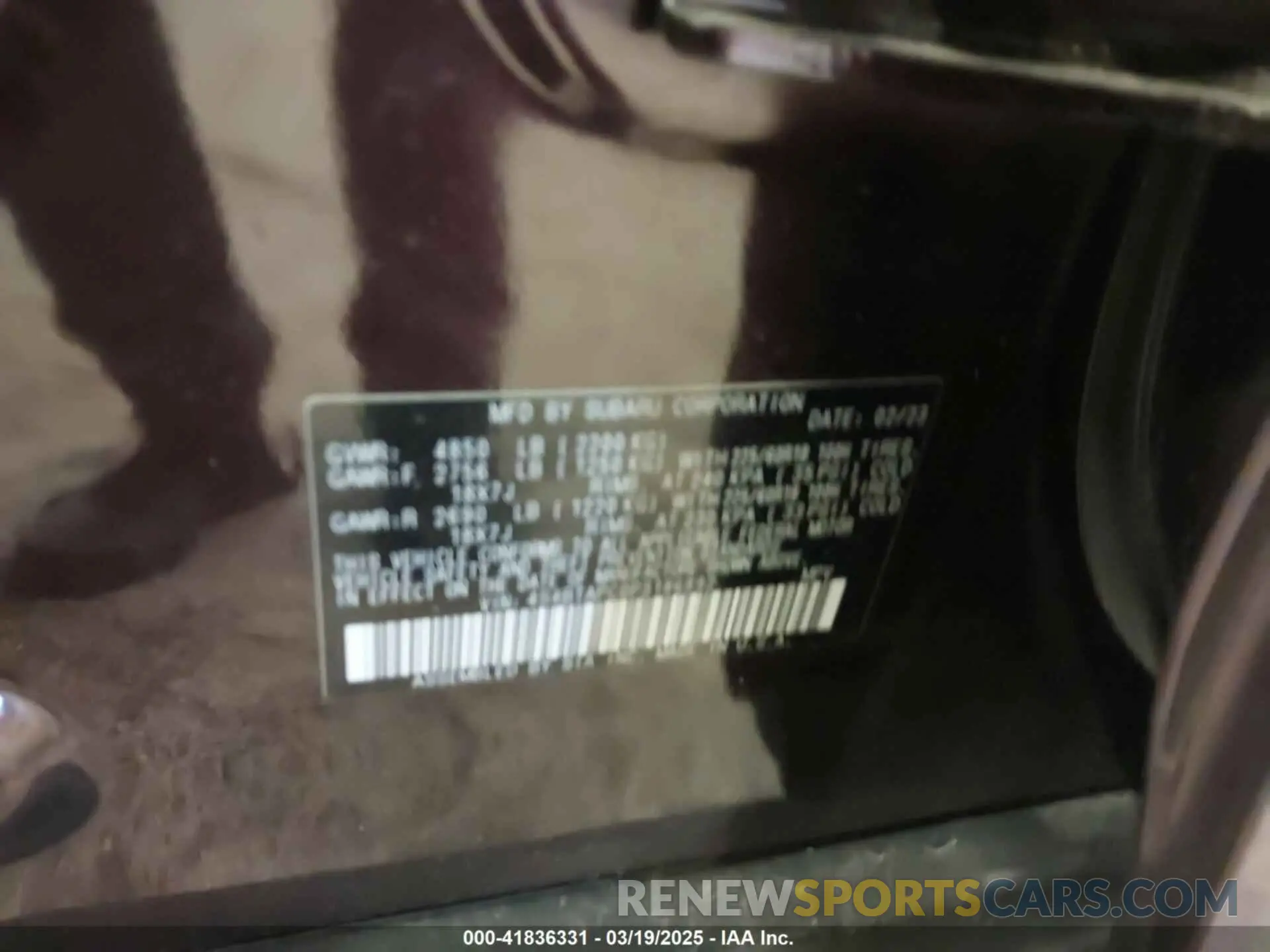 9 Photograph of a damaged car 4S4BTAPC0P3186892 SUBARU OUTBACK 2023