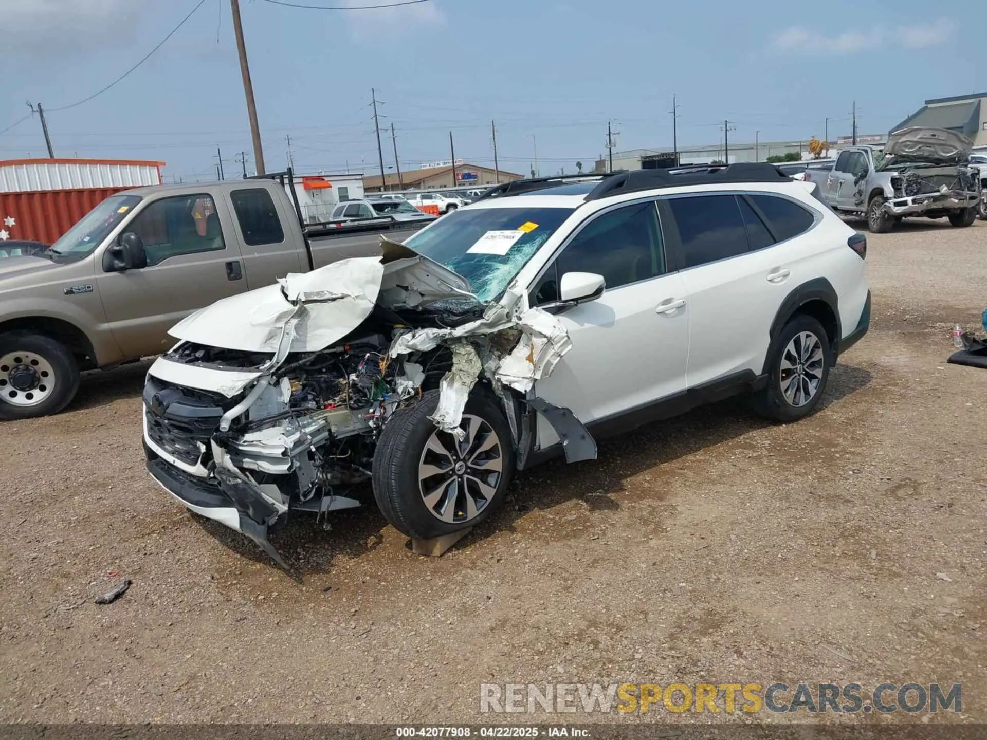 2 Photograph of a damaged car 4S4BTGND3P3151374 SUBARU OUTBACK 2023