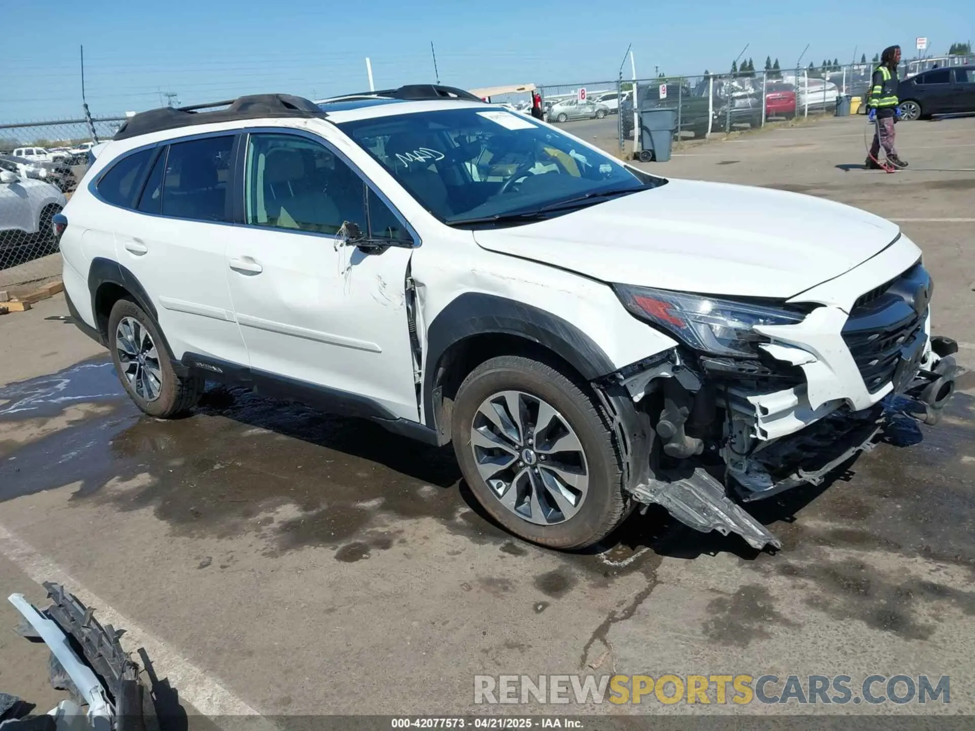 1 Photograph of a damaged car 4S4BTGND3P3176792 SUBARU OUTBACK 2023