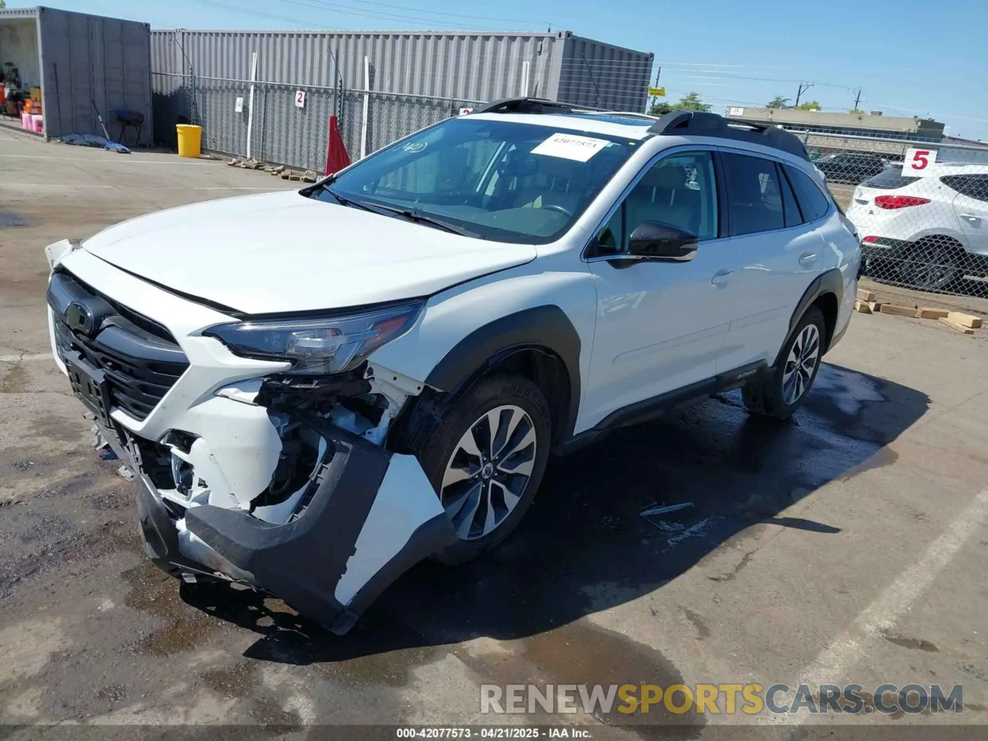 2 Photograph of a damaged car 4S4BTGND3P3176792 SUBARU OUTBACK 2023