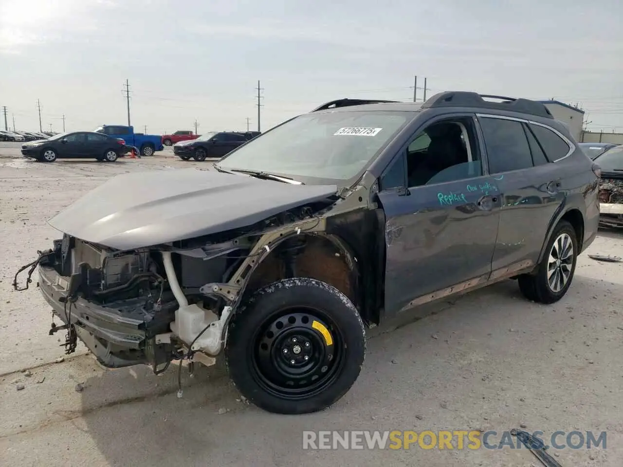 1 Photograph of a damaged car 4S4BTGND6P3121396 SUBARU OUTBACK 2023