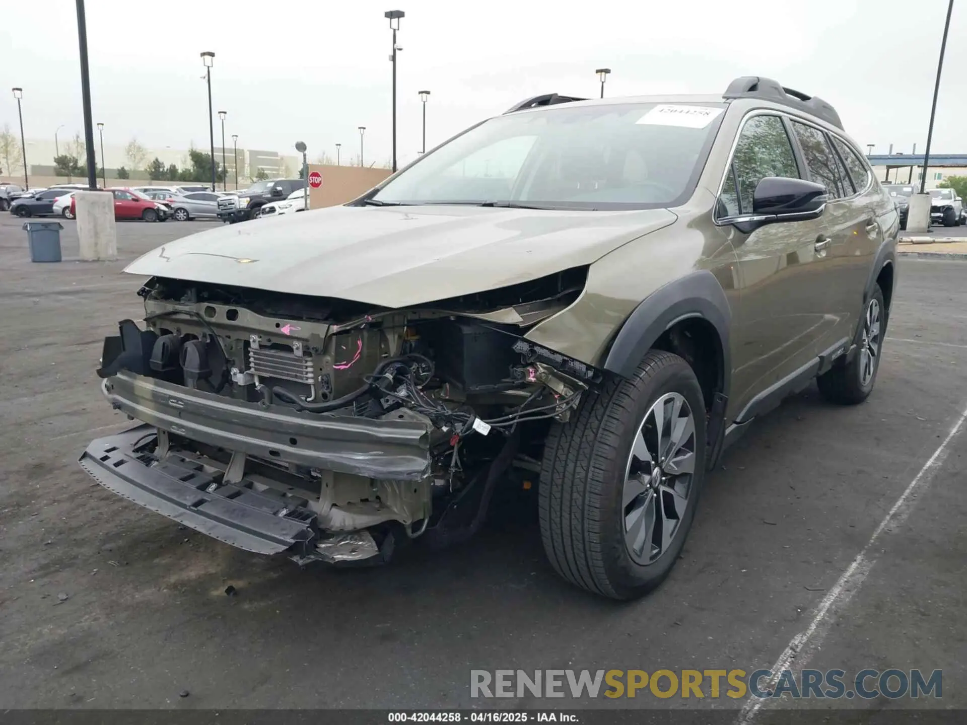 2 Photograph of a damaged car 4S4BTGND6P3138828 SUBARU OUTBACK 2023