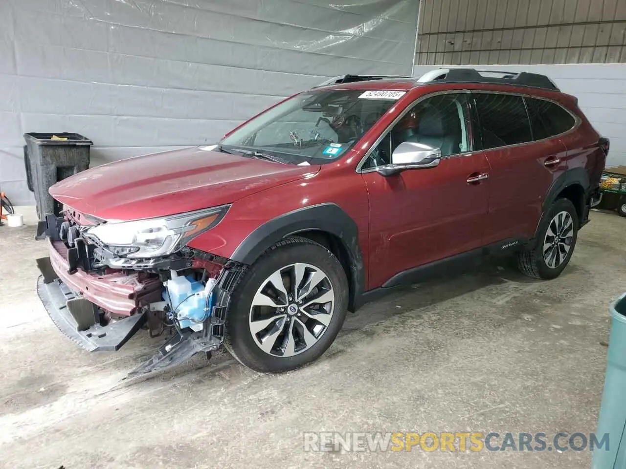 1 Photograph of a damaged car 4S4BTGPD0P3158571 SUBARU OUTBACK 2023