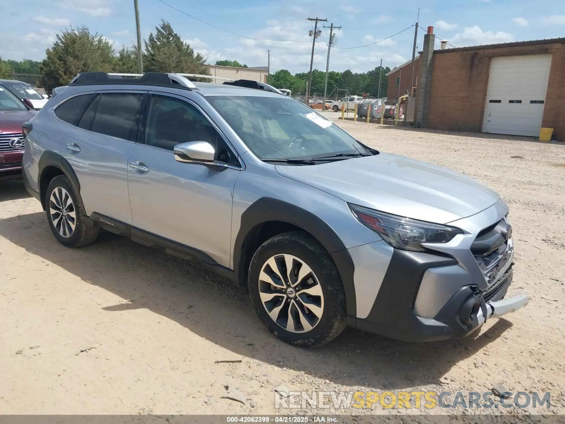 1 Photograph of a damaged car 4S4BTGPD0P3206778 SUBARU OUTBACK 2023