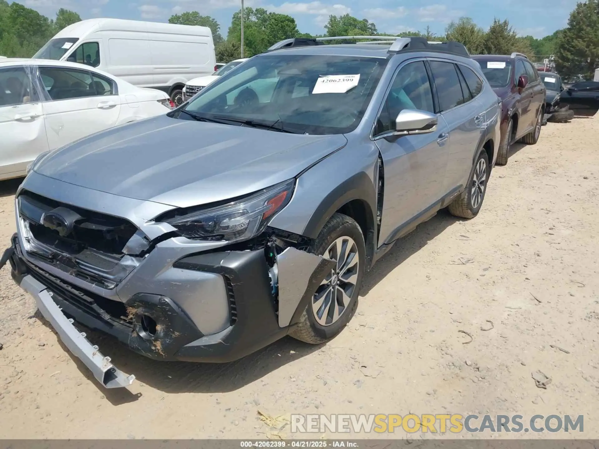 2 Photograph of a damaged car 4S4BTGPD0P3206778 SUBARU OUTBACK 2023