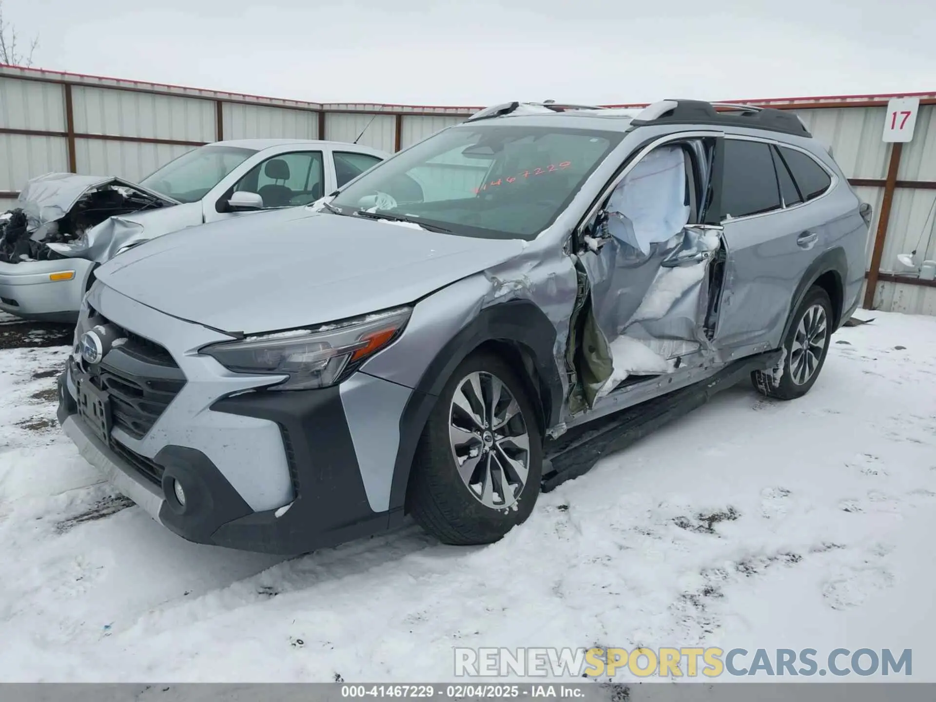 2 Photograph of a damaged car 4S4BTGPD2P3165716 SUBARU OUTBACK 2023
