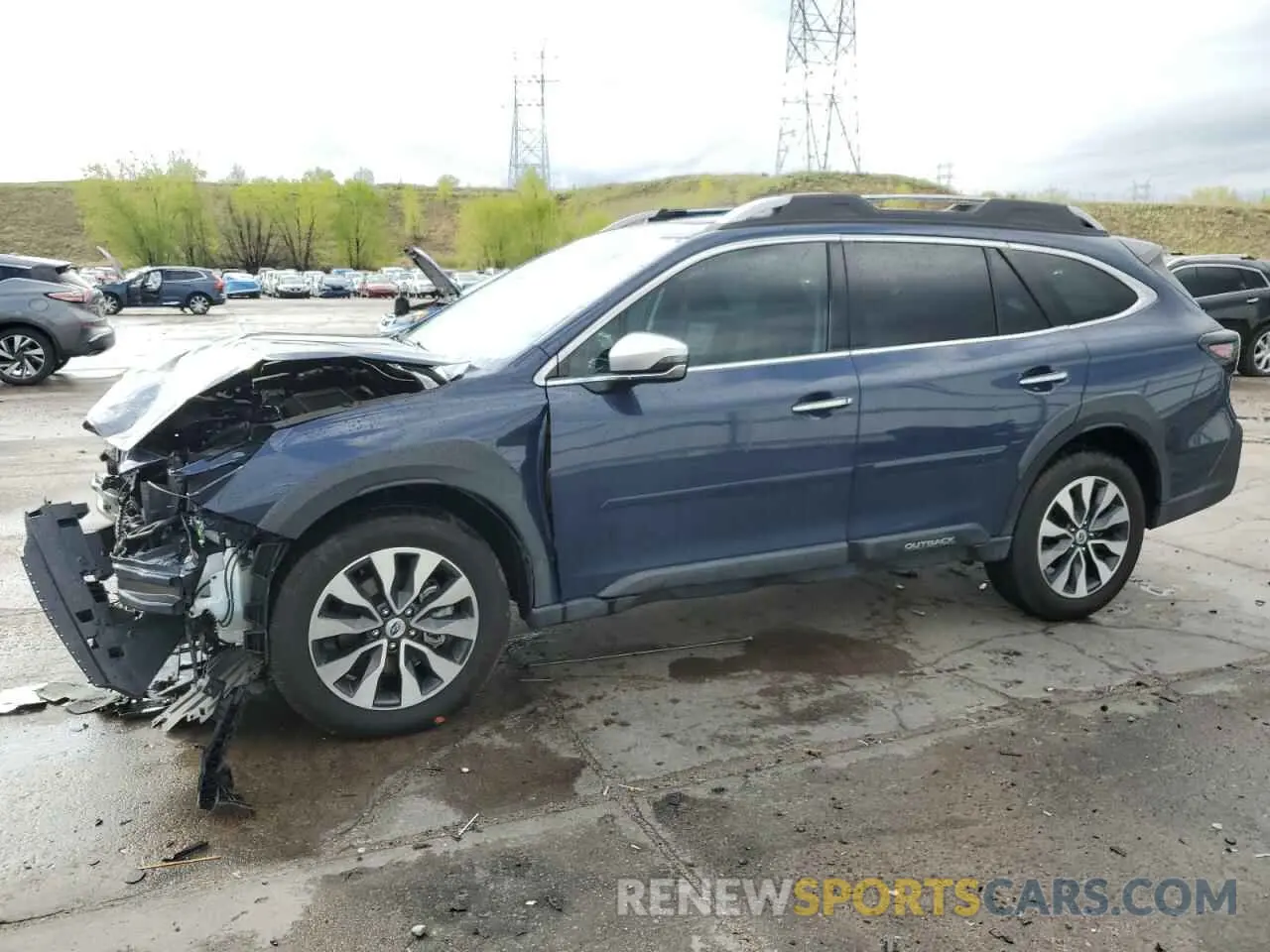 1 Photograph of a damaged car 4S4BTGPDXP3100399 SUBARU OUTBACK 2023