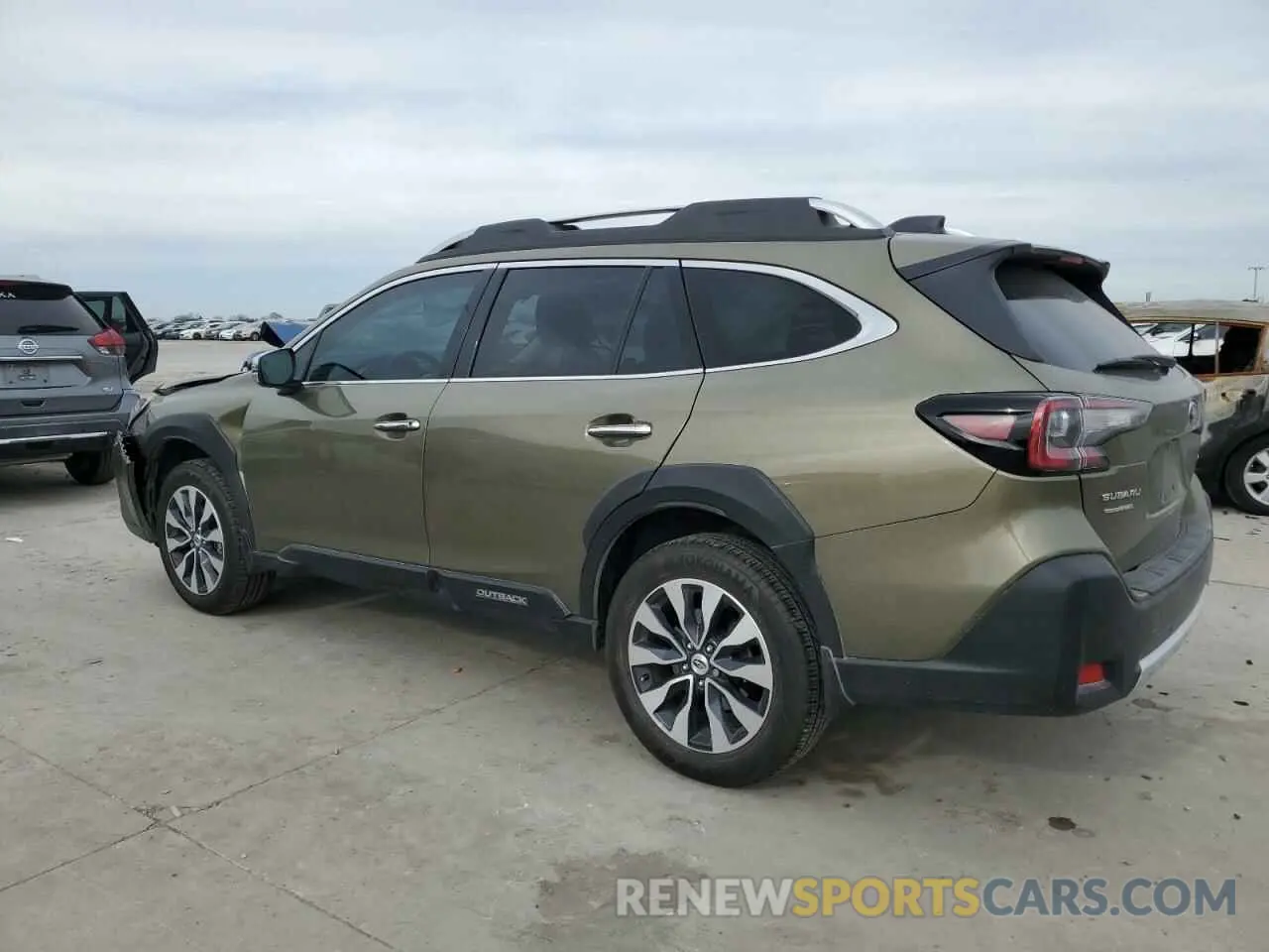 2 Photograph of a damaged car 4S4BTGPDXP3121544 SUBARU OUTBACK 2023