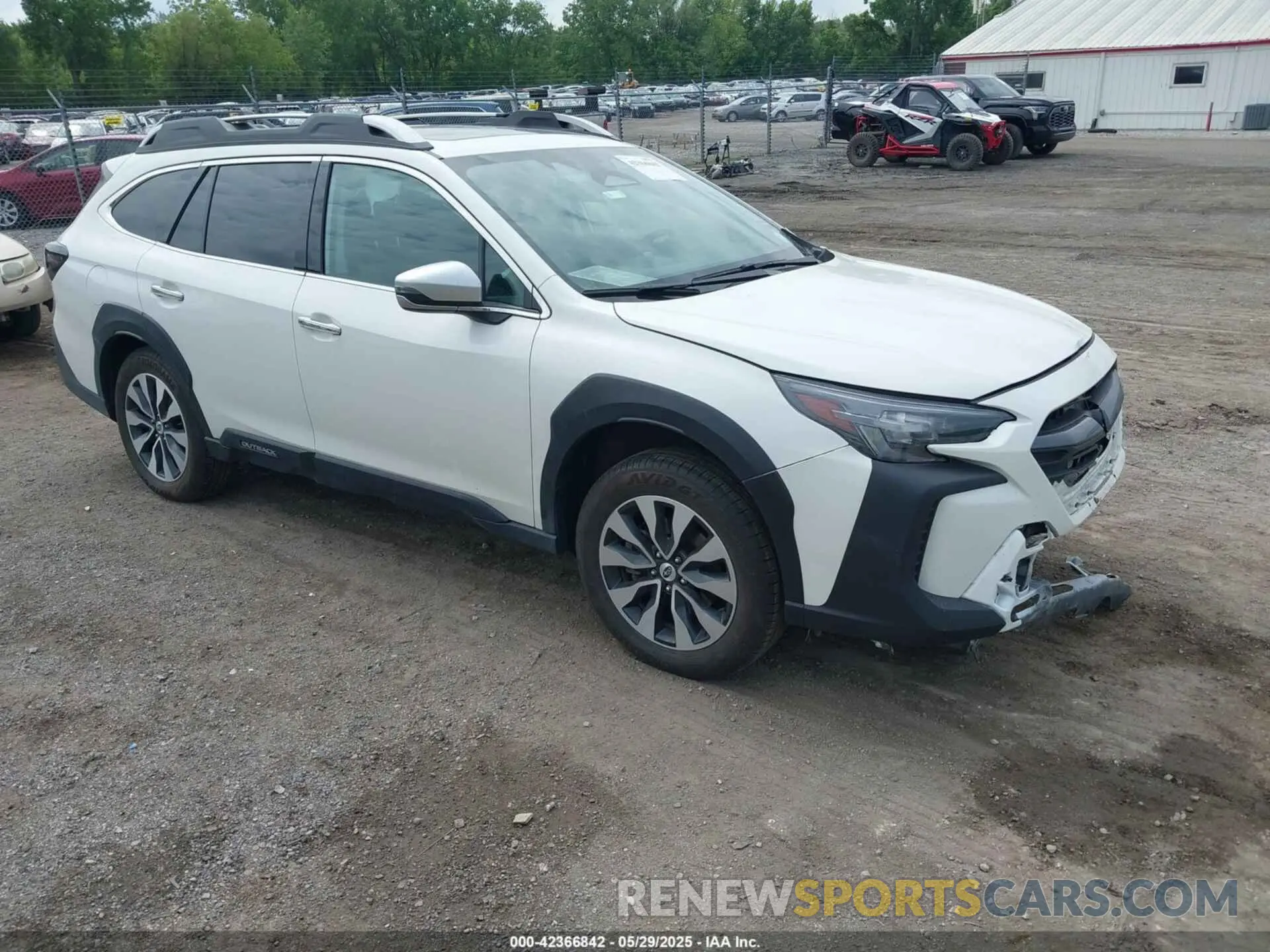 1 Photograph of a damaged car 4S4BTGPDXP3223975 SUBARU OUTBACK 2023