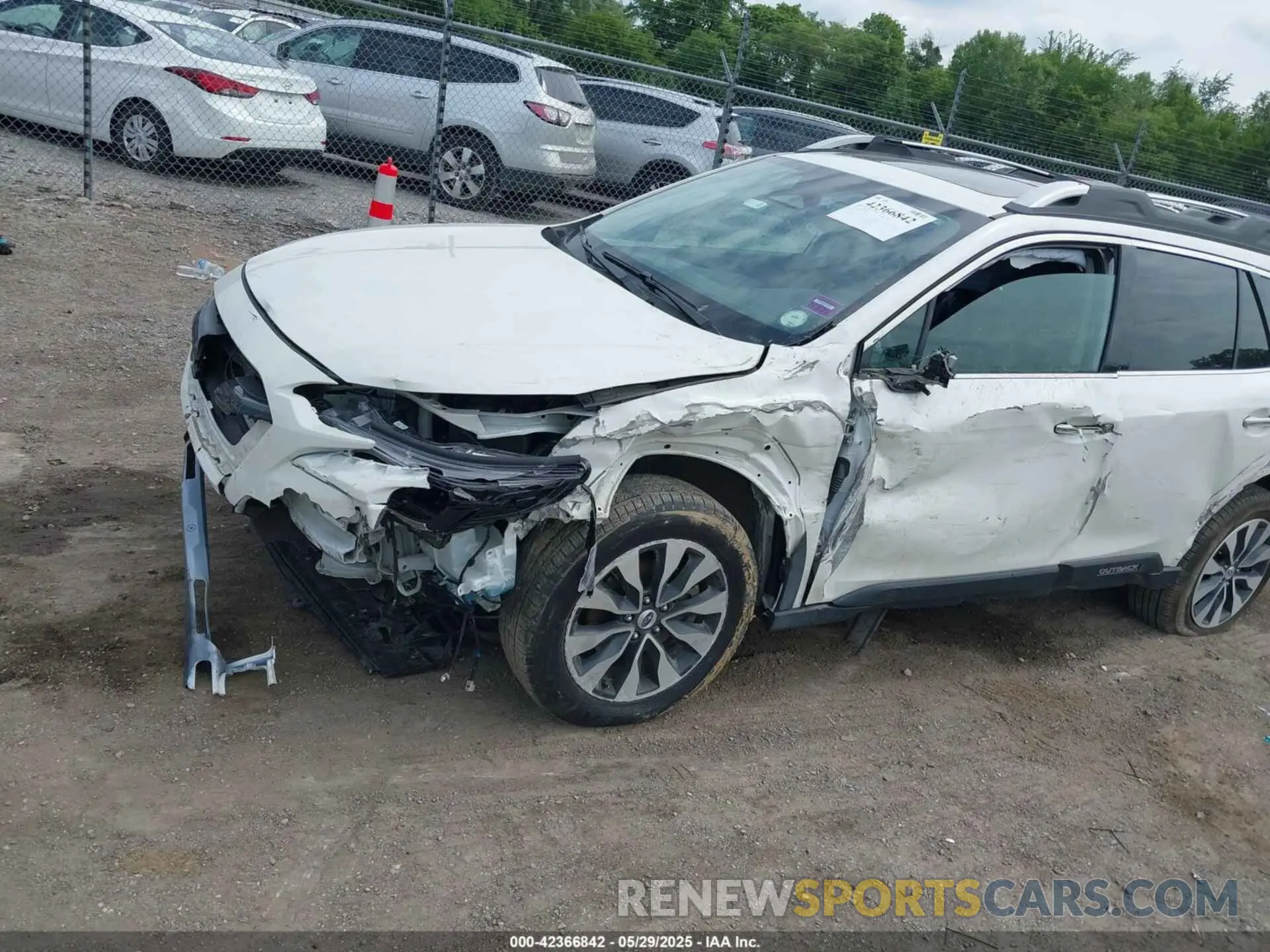 6 Photograph of a damaged car 4S4BTGPDXP3223975 SUBARU OUTBACK 2023