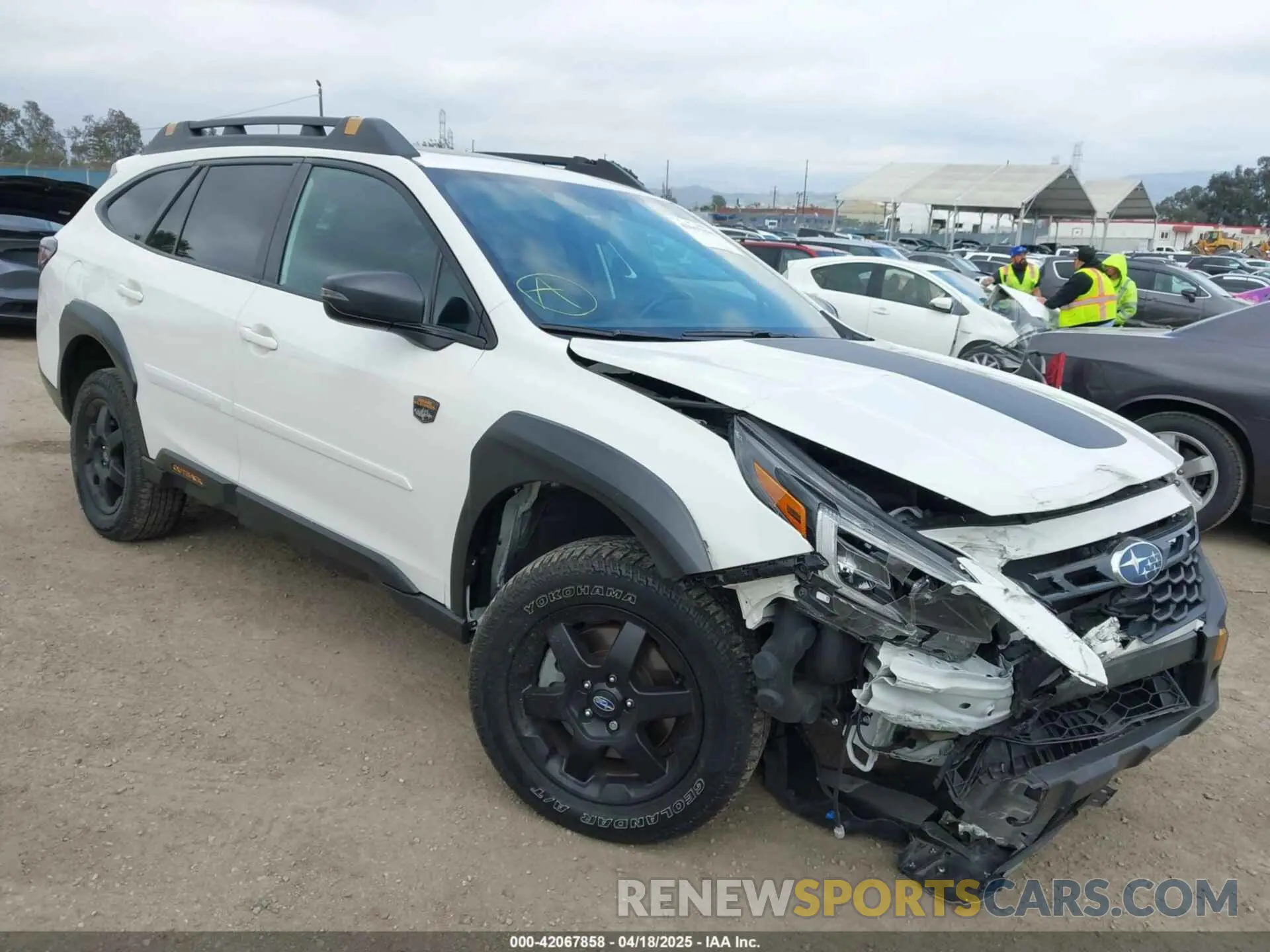 1 Photograph of a damaged car 4S4BTGUD1P3199800 SUBARU OUTBACK 2023