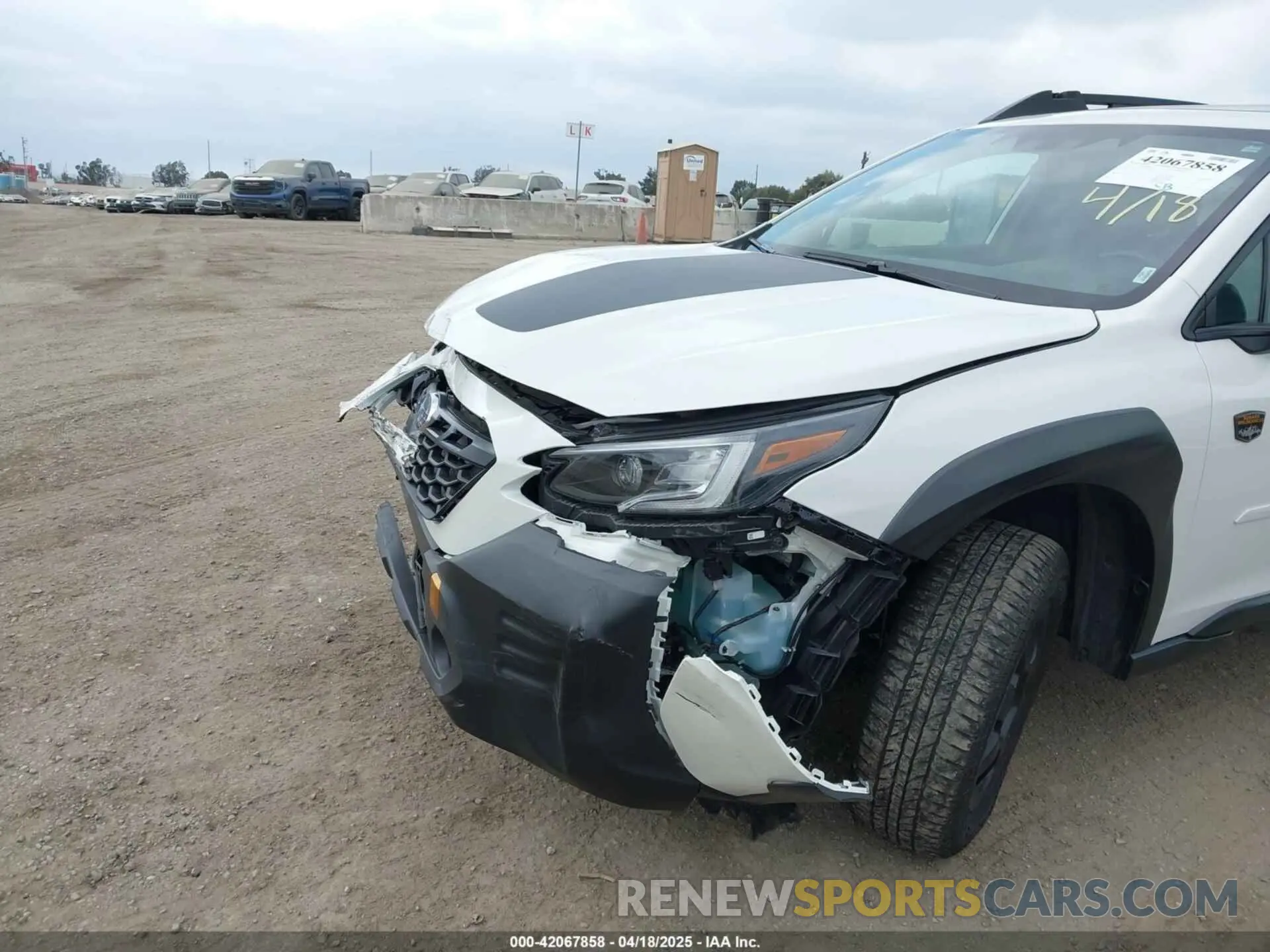 6 Photograph of a damaged car 4S4BTGUD1P3199800 SUBARU OUTBACK 2023