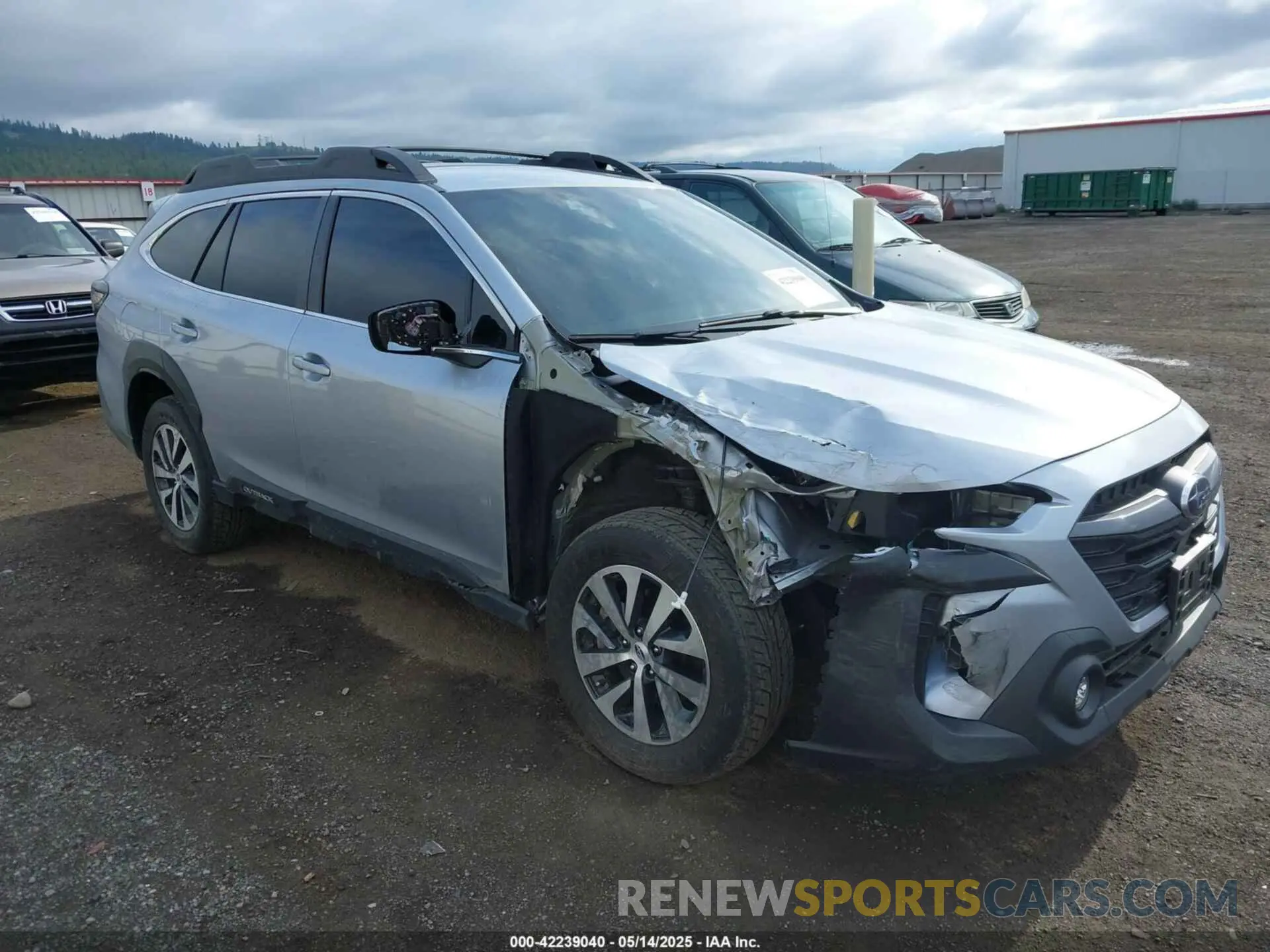 1 Photograph of a damaged car 4S4BTAAC4R3111706 SUBARU OUTBACK 2024
