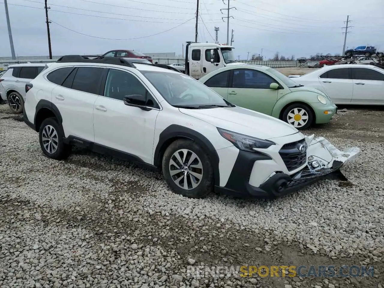 4 Photograph of a damaged car 4S4BTACC0R3205336 SUBARU OUTBACK 2024