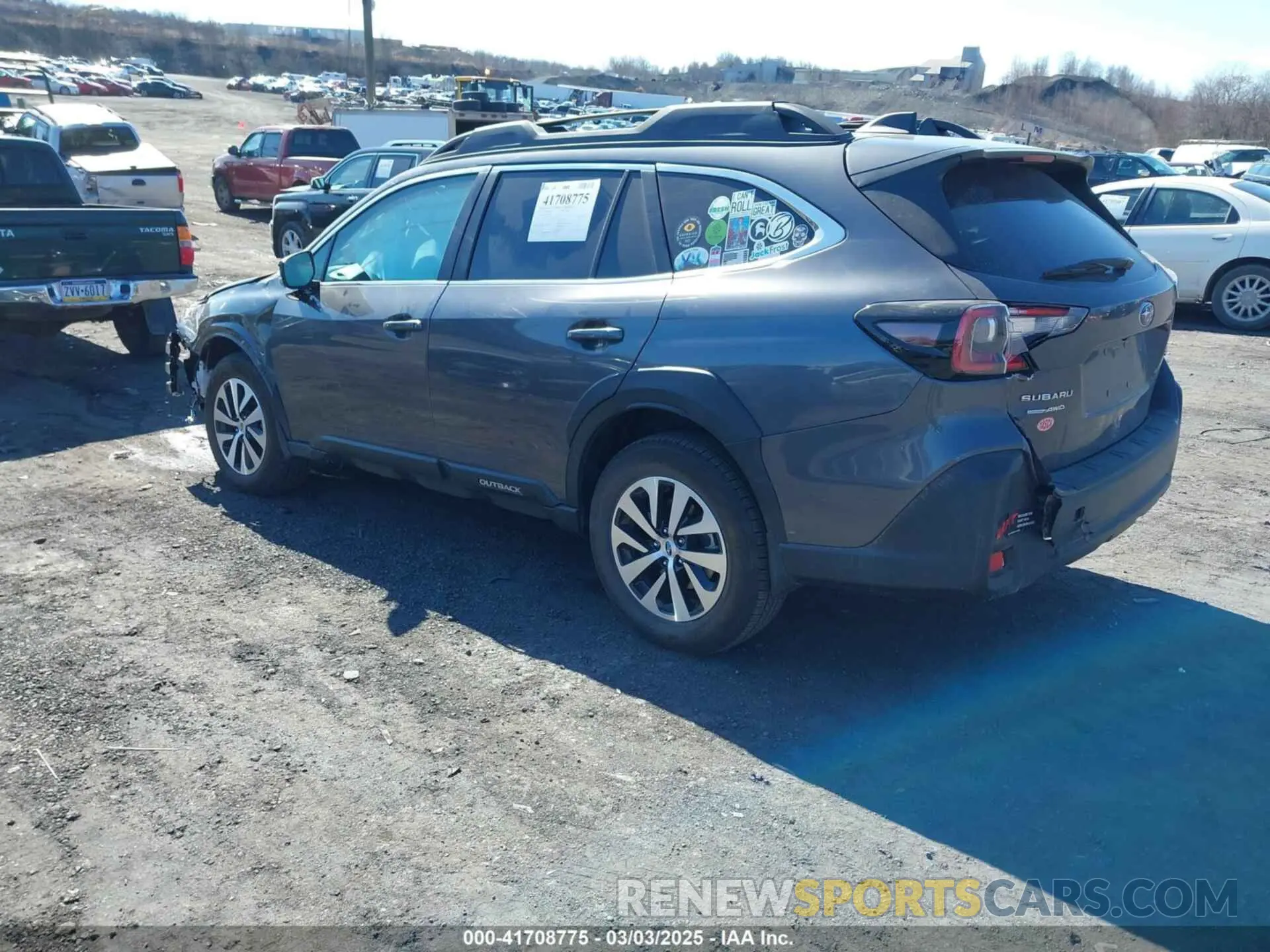 3 Photograph of a damaged car 4S4BTACC2R3244025 SUBARU OUTBACK 2024