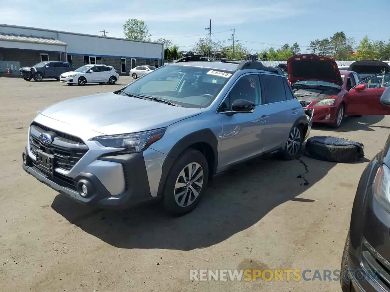 1 Photograph of a damaged car 4S4BTACC3R3211227 SUBARU OUTBACK 2024