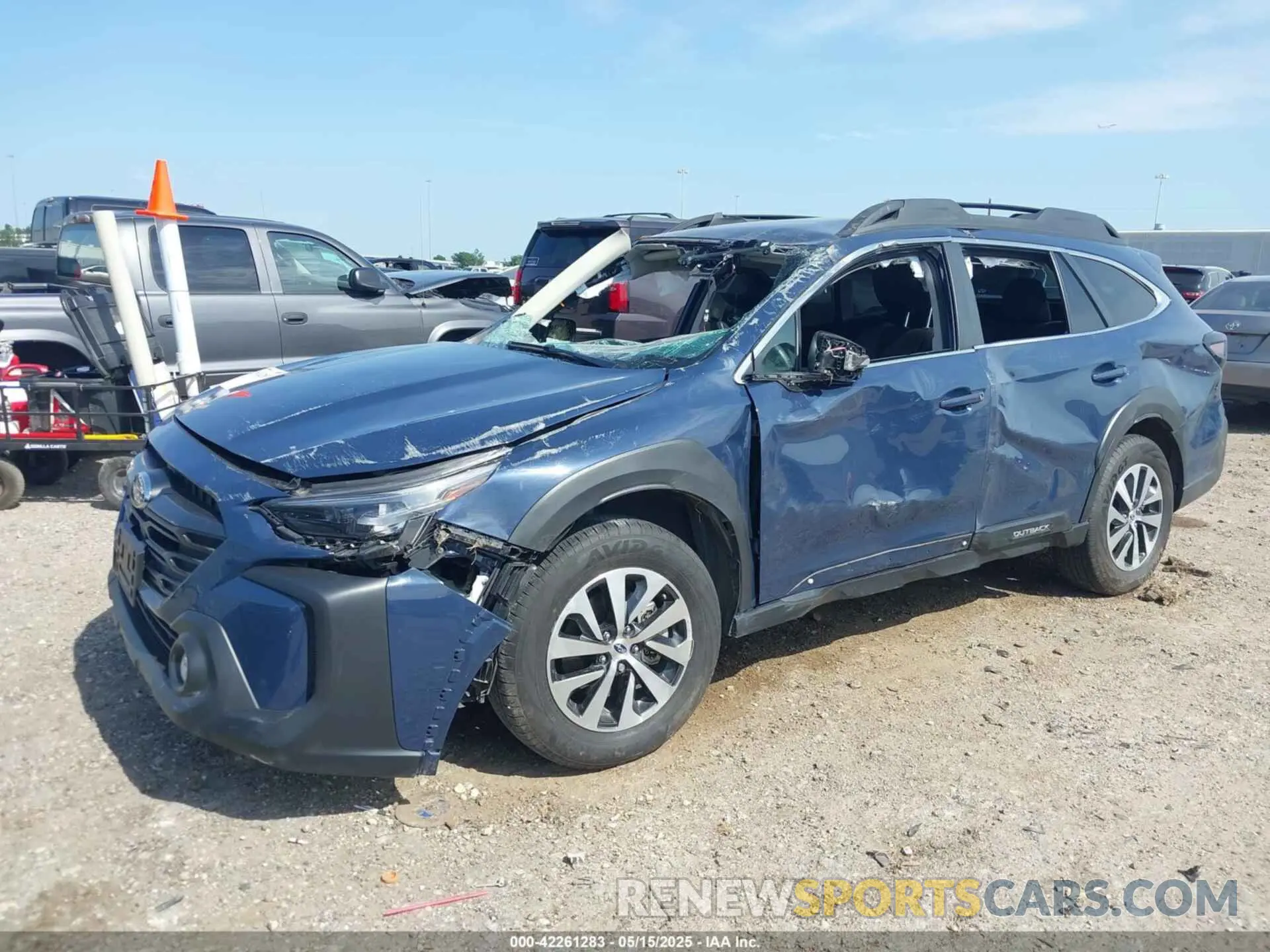 2 Photograph of a damaged car 4S4BTACC4R3195054 SUBARU OUTBACK 2024