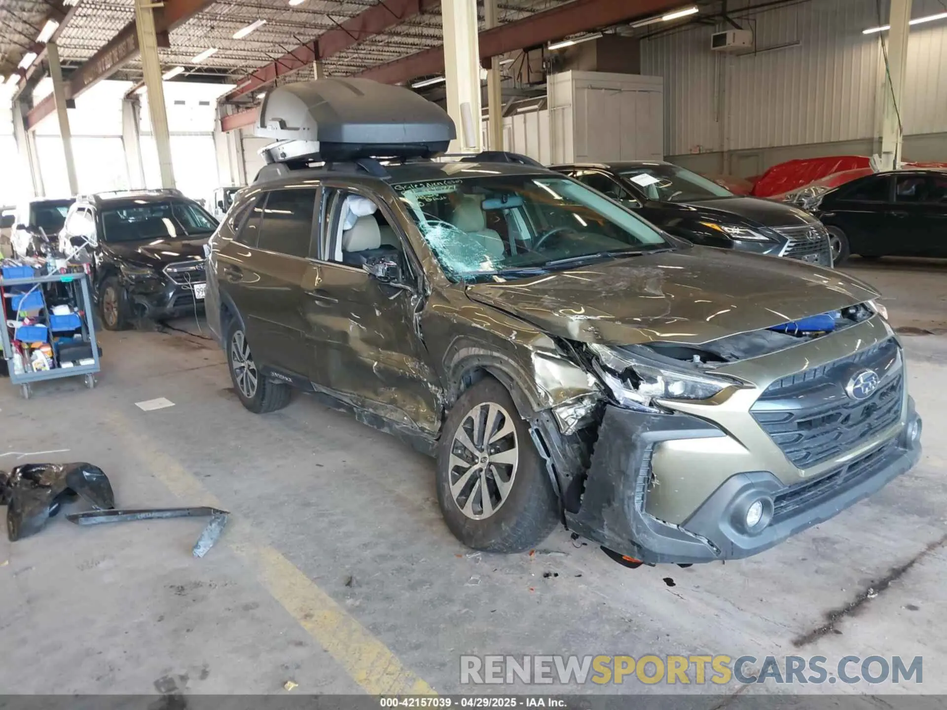 1 Photograph of a damaged car 4S4BTACC7R3261547 SUBARU OUTBACK 2024