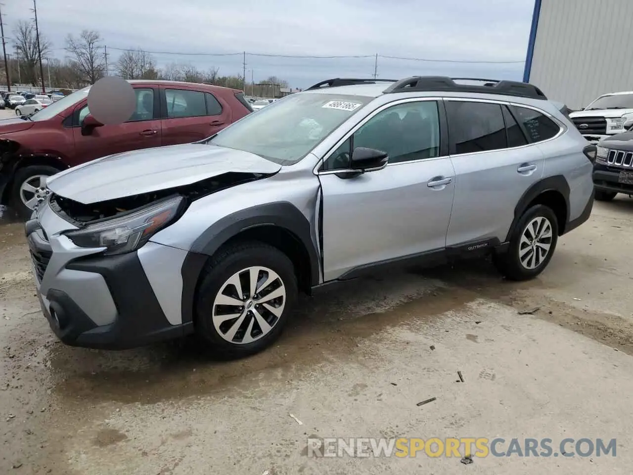 1 Photograph of a damaged car 4S4BTACC8R3180007 SUBARU OUTBACK 2024