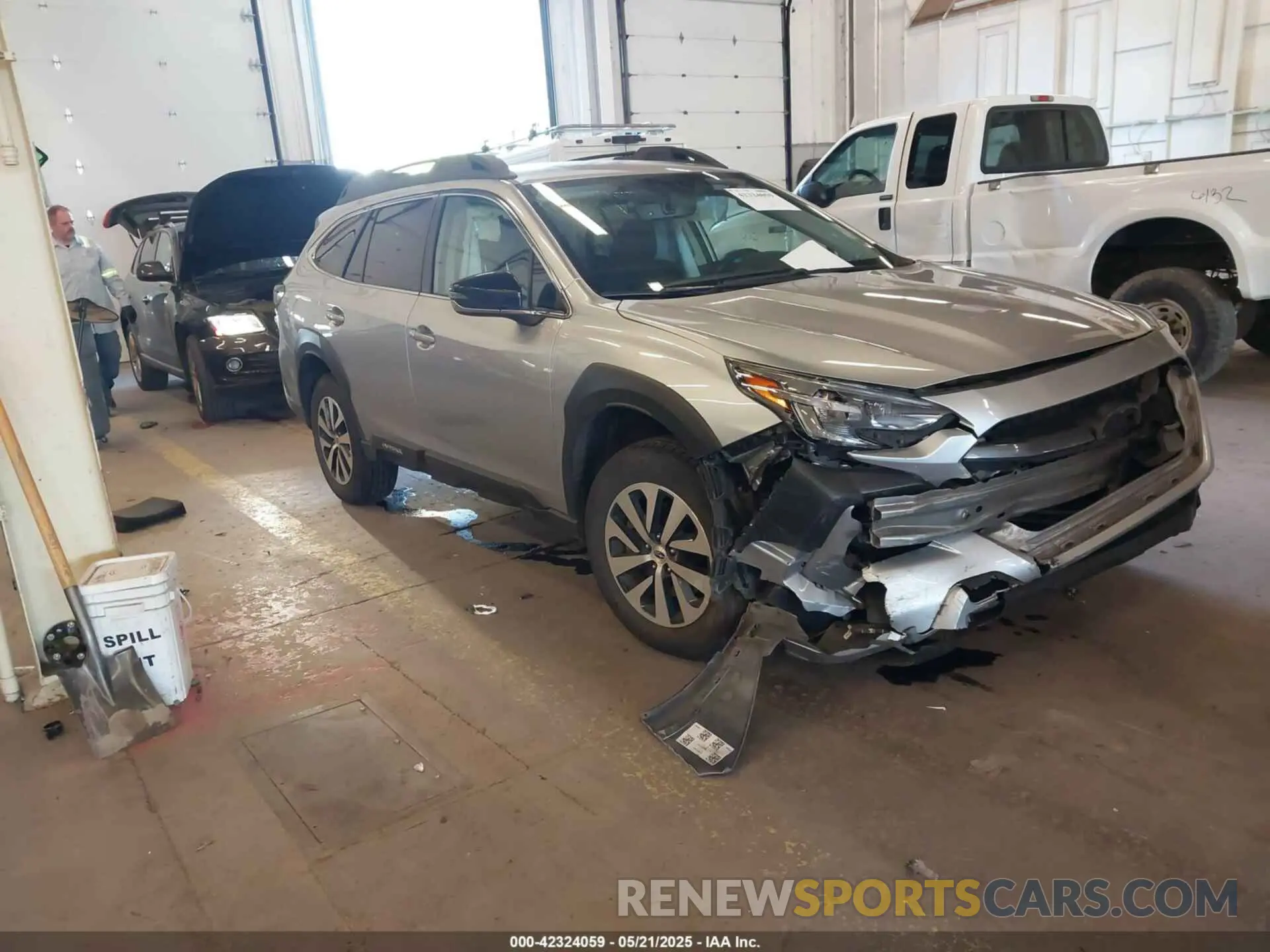 1 Photograph of a damaged car 4S4BTACC9R3154872 SUBARU OUTBACK 2024