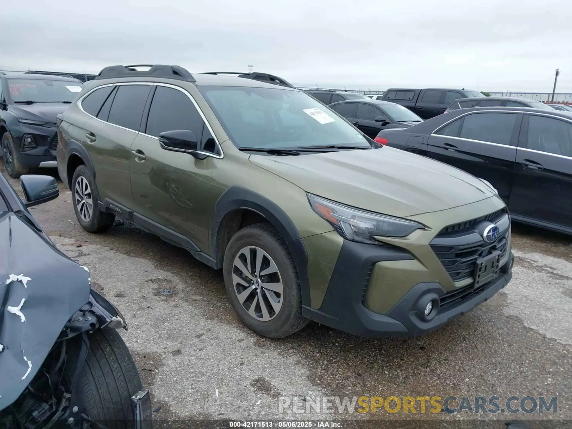 1 Photograph of a damaged car 4S4BTACC9R3286210 SUBARU OUTBACK 2024
