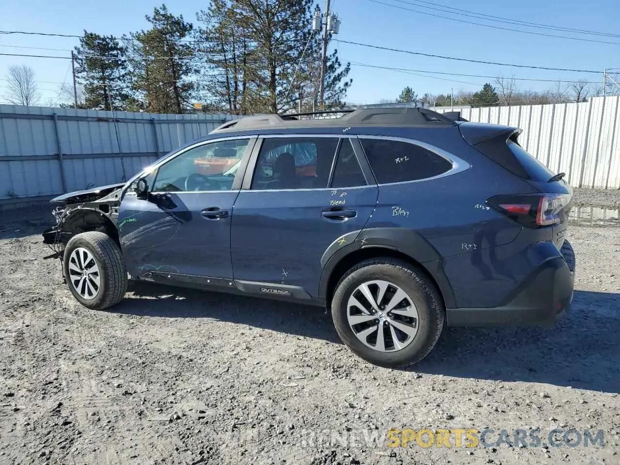 2 Photograph of a damaged car 4S4BTACCXR3292355 SUBARU OUTBACK 2024