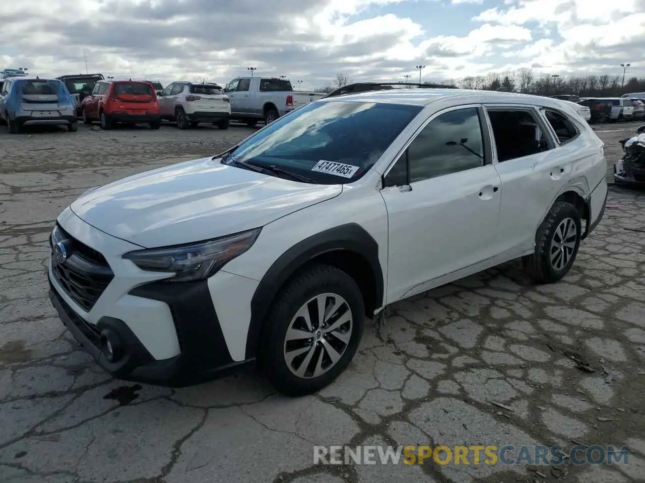 1 Photograph of a damaged car 4S4BTADC0R3287843 SUBARU OUTBACK 2024