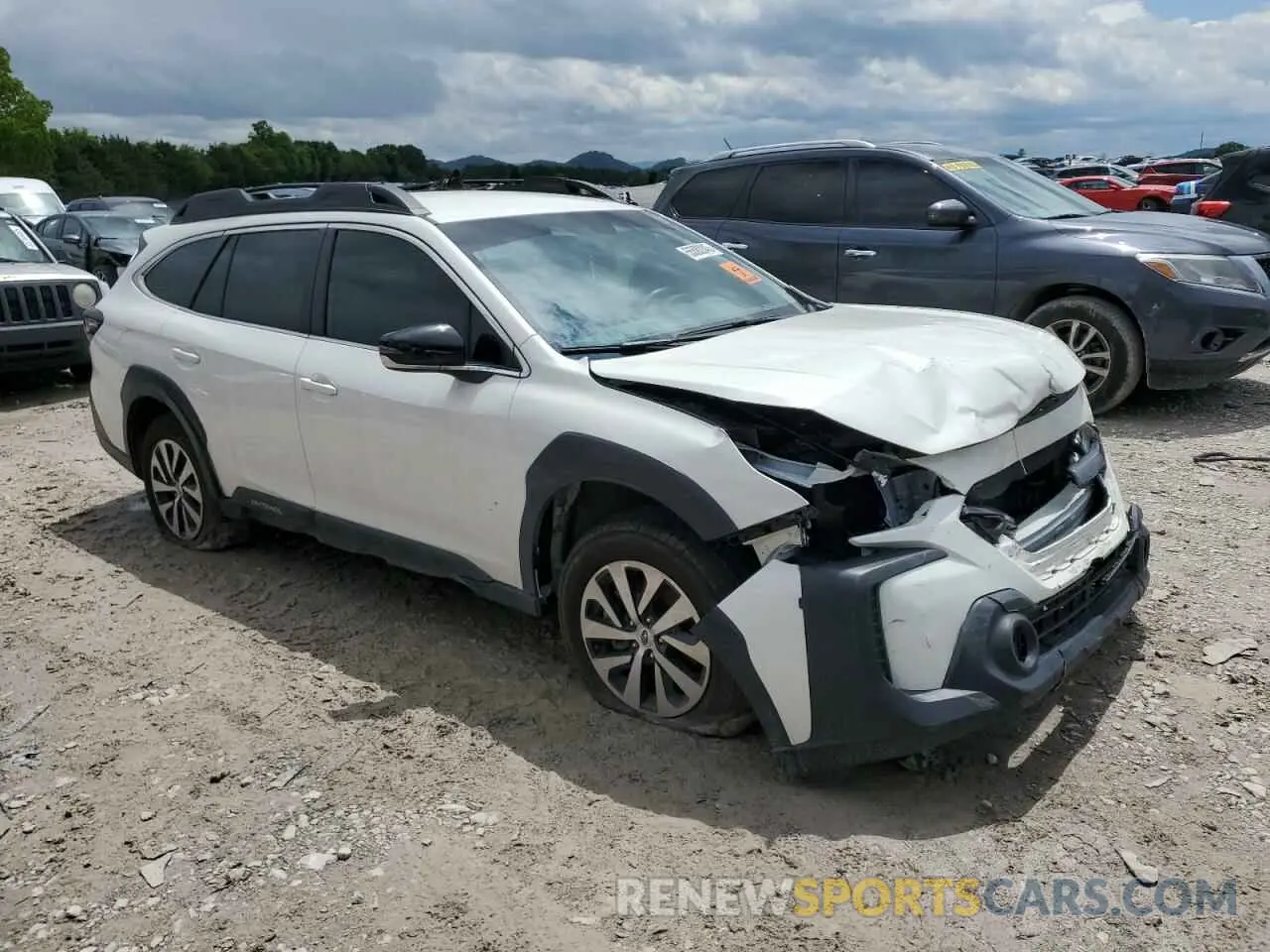 4 Photograph of a damaged car 4S4BTADC1R3229580 SUBARU OUTBACK 2024