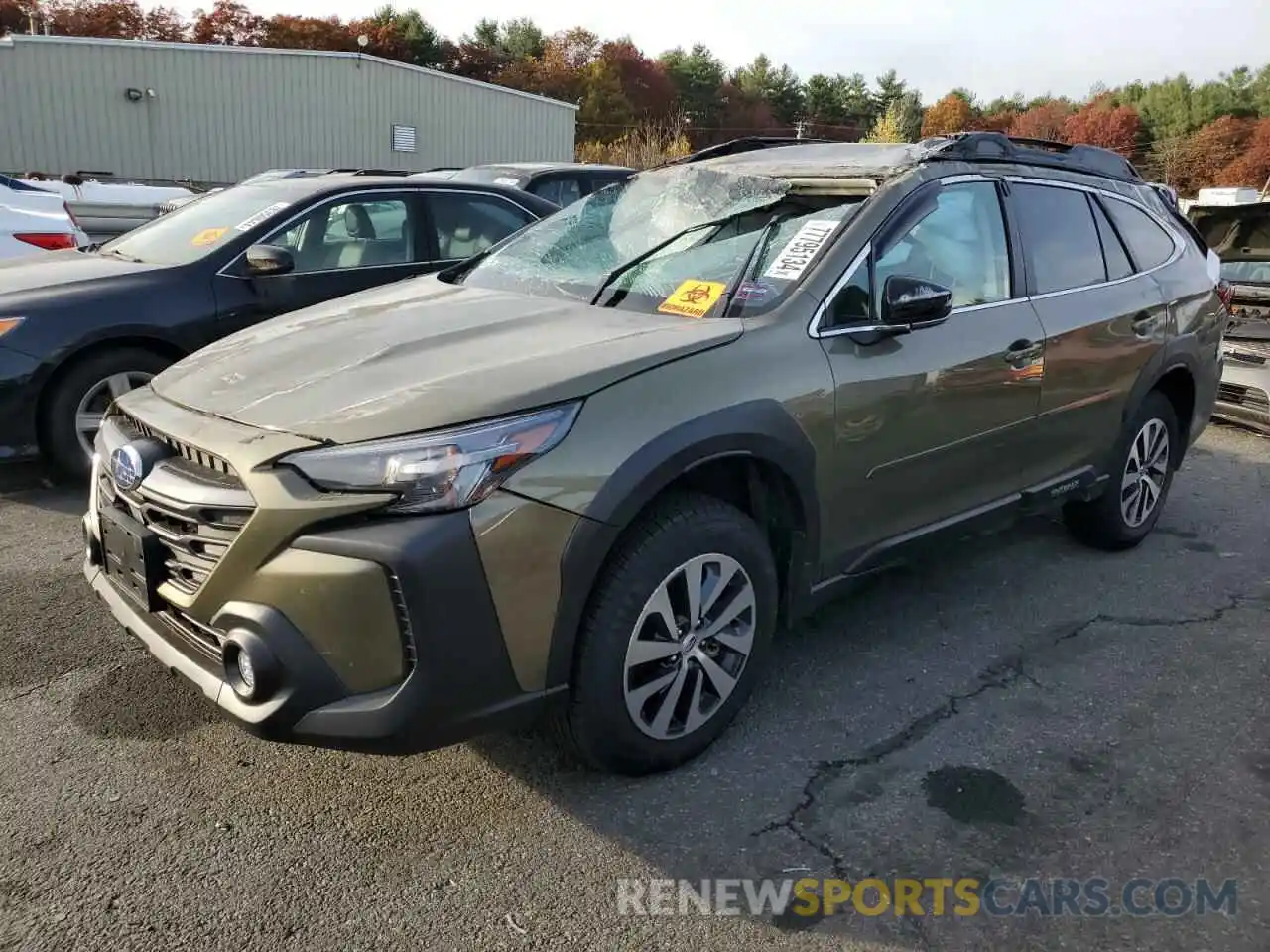 1 Photograph of a damaged car 4S4BTADC6R3268410 SUBARU OUTBACK 2024