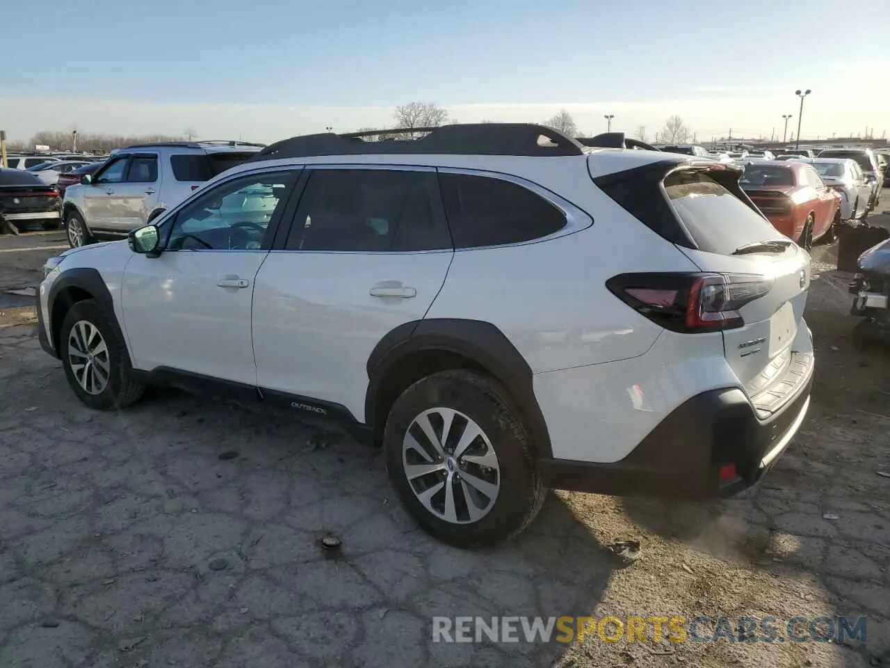 2 Photograph of a damaged car 4S4BTAFC0R3232533 SUBARU OUTBACK 2024
