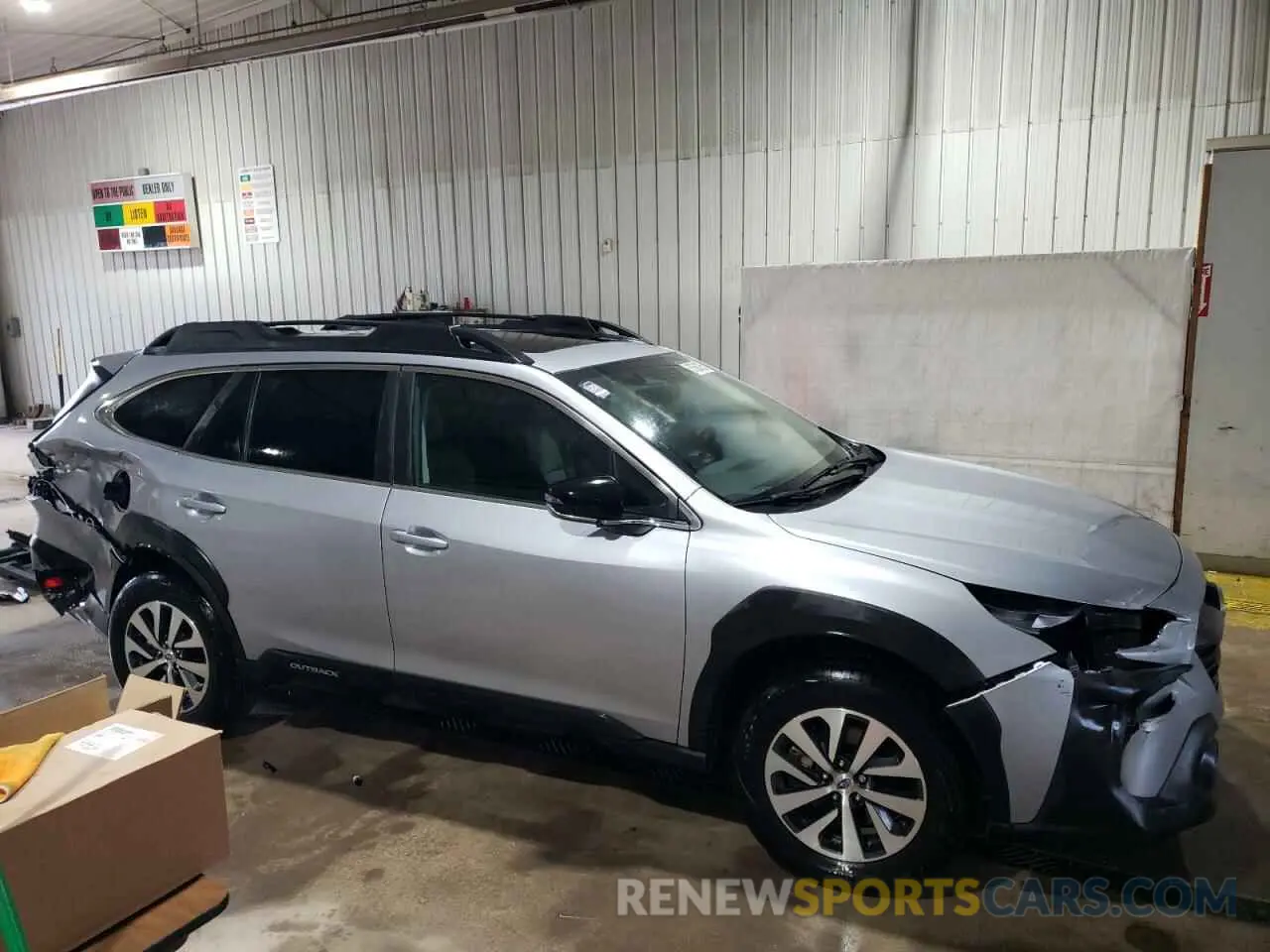 4 Photograph of a damaged car 4S4BTAFC0R3298919 SUBARU OUTBACK 2024