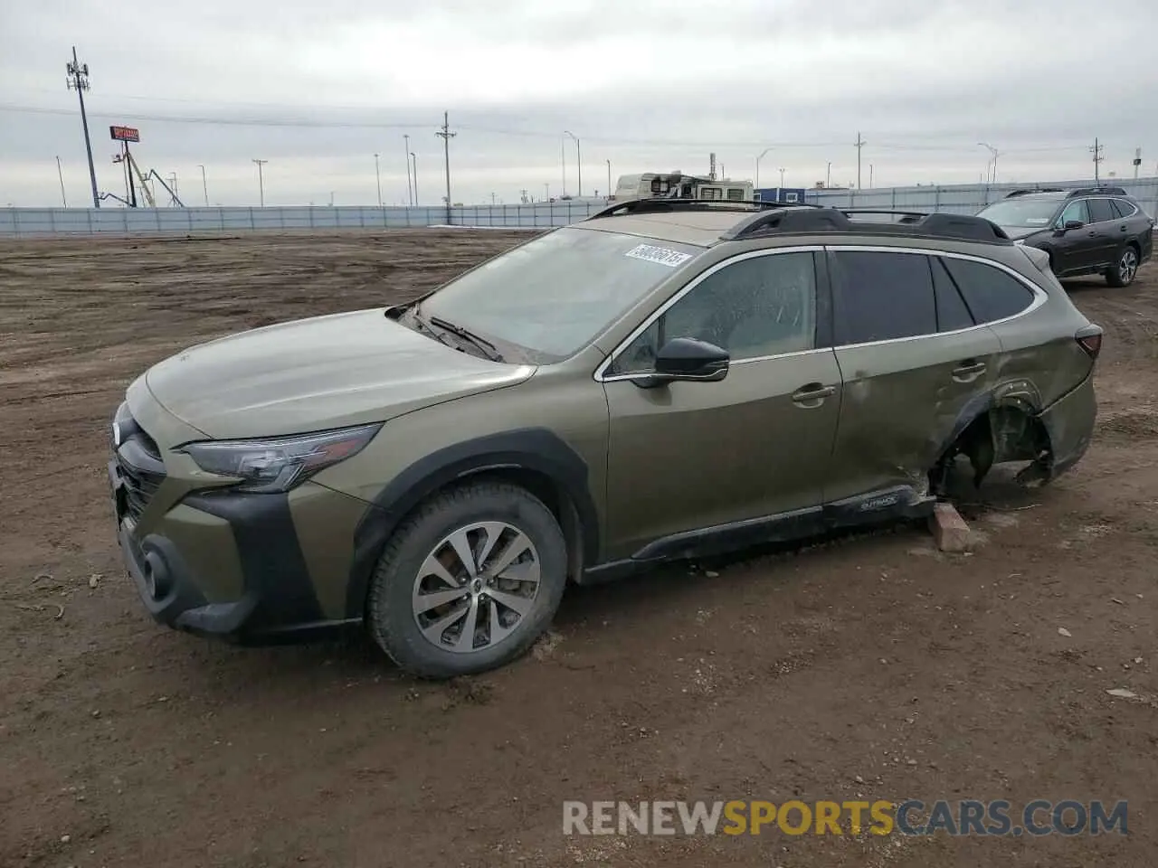1 Photograph of a damaged car 4S4BTAFC1R3133641 SUBARU OUTBACK 2024