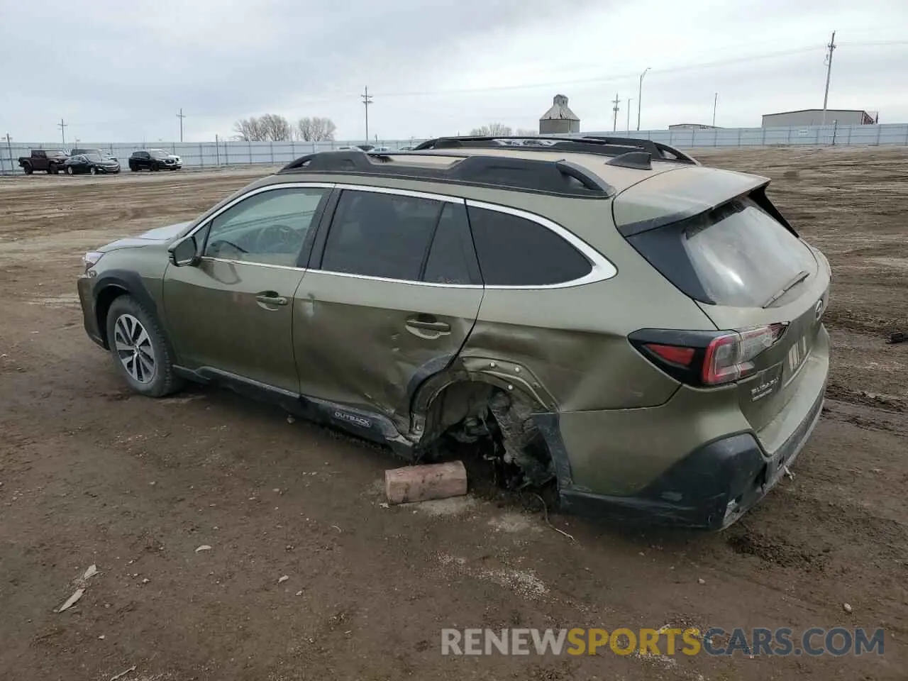 2 Photograph of a damaged car 4S4BTAFC1R3133641 SUBARU OUTBACK 2024