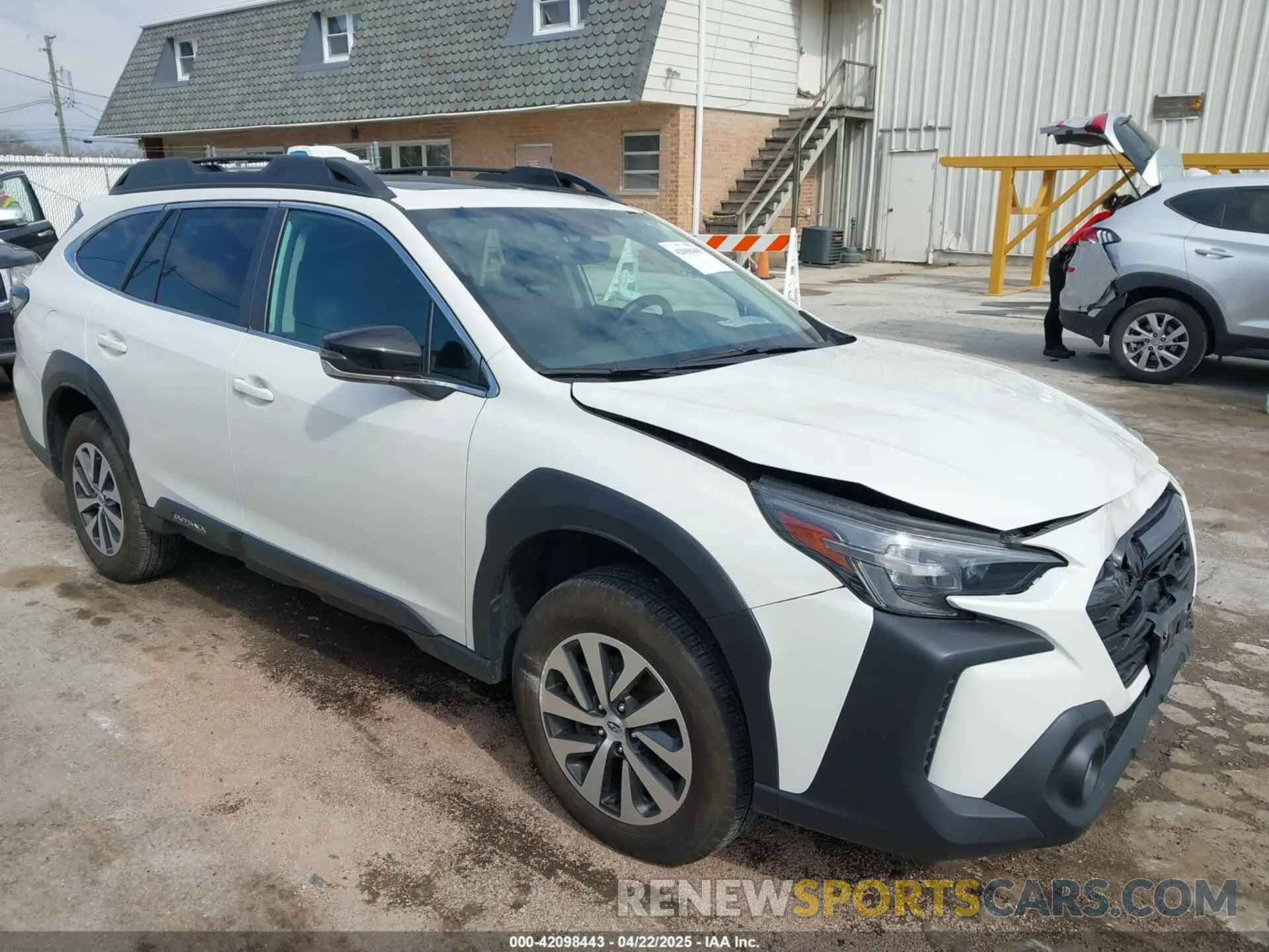1 Photograph of a damaged car 4S4BTAFC2R3143515 SUBARU OUTBACK 2024
