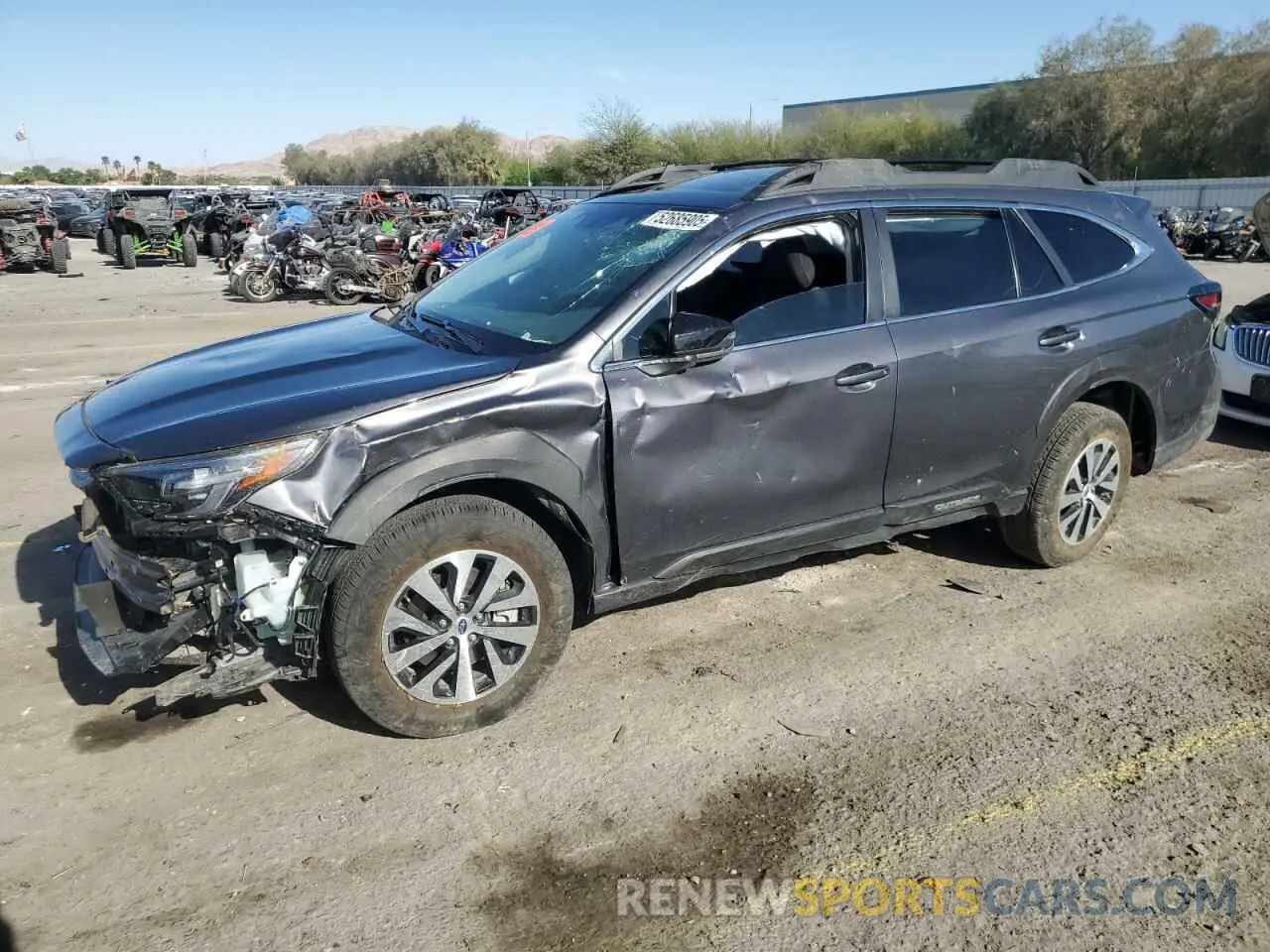 1 Photograph of a damaged car 4S4BTAFC2R3286156 SUBARU OUTBACK 2024
