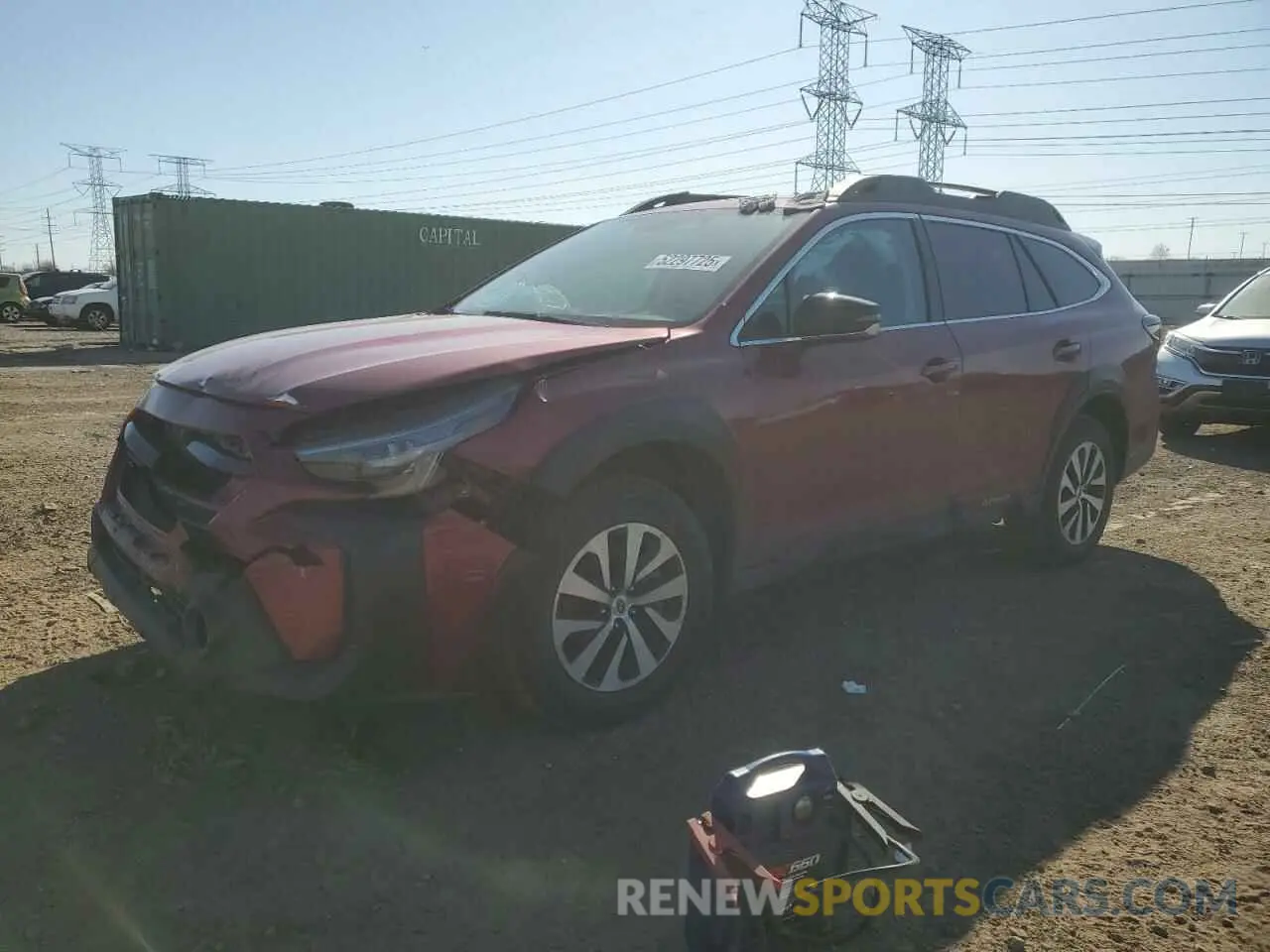1 Photograph of a damaged car 4S4BTAFC3R3126576 SUBARU OUTBACK 2024