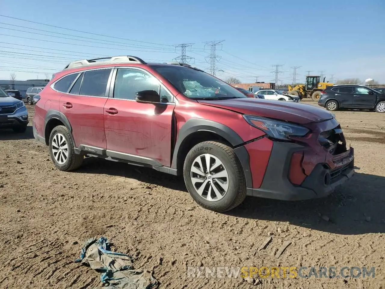 4 Photograph of a damaged car 4S4BTAFC3R3126576 SUBARU OUTBACK 2024