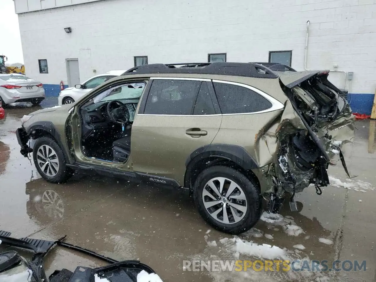 2 Photograph of a damaged car 4S4BTAFC3R3237502 SUBARU OUTBACK 2024