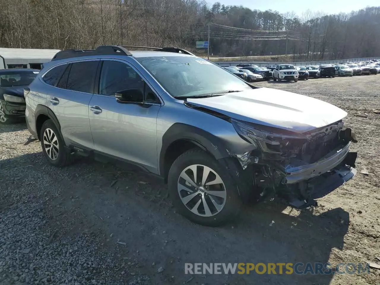 4 Photograph of a damaged car 4S4BTAFC4R3258004 SUBARU OUTBACK 2024