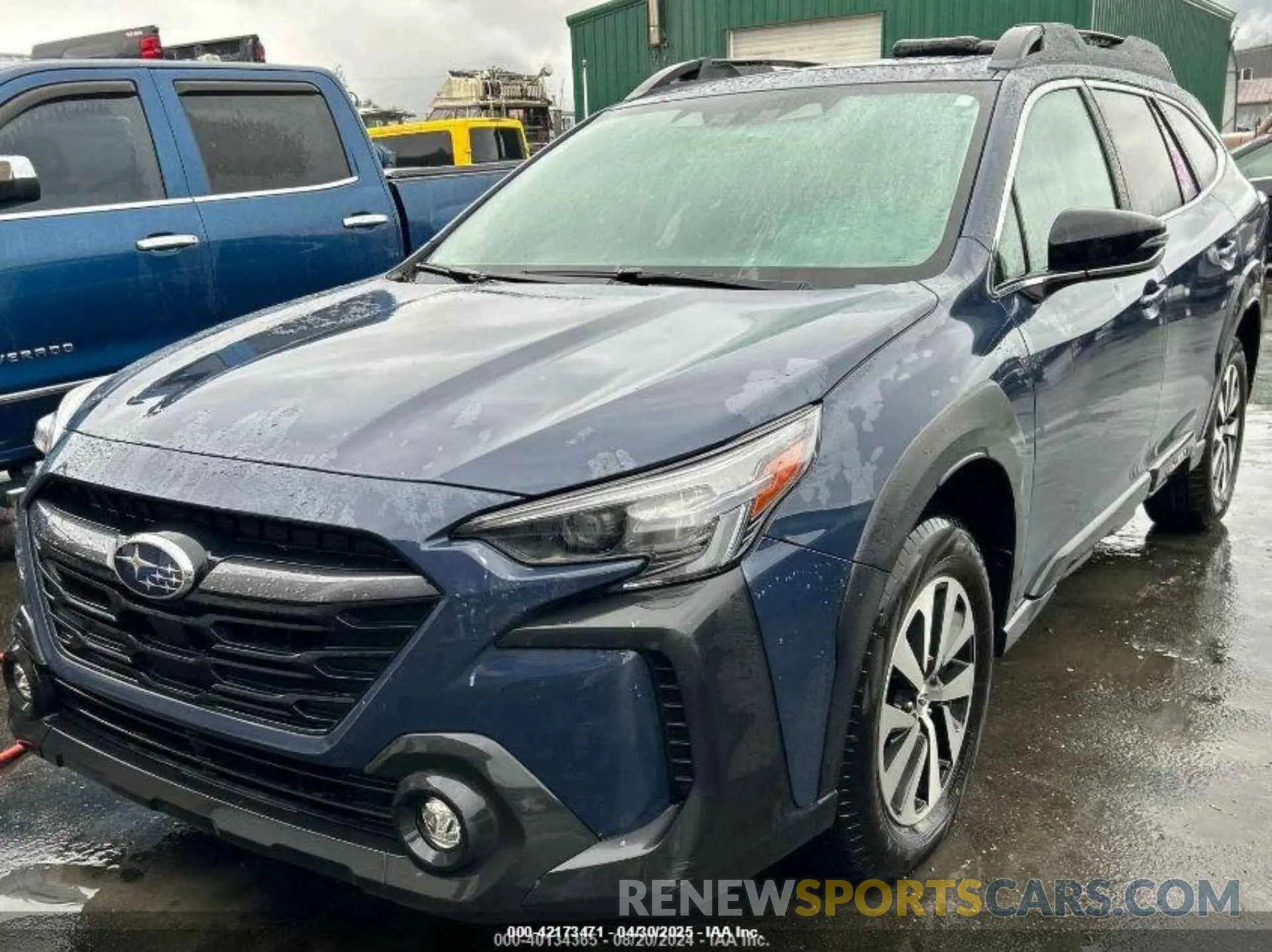 1 Photograph of a damaged car 4S4BTAFC5R3124053 SUBARU OUTBACK 2024