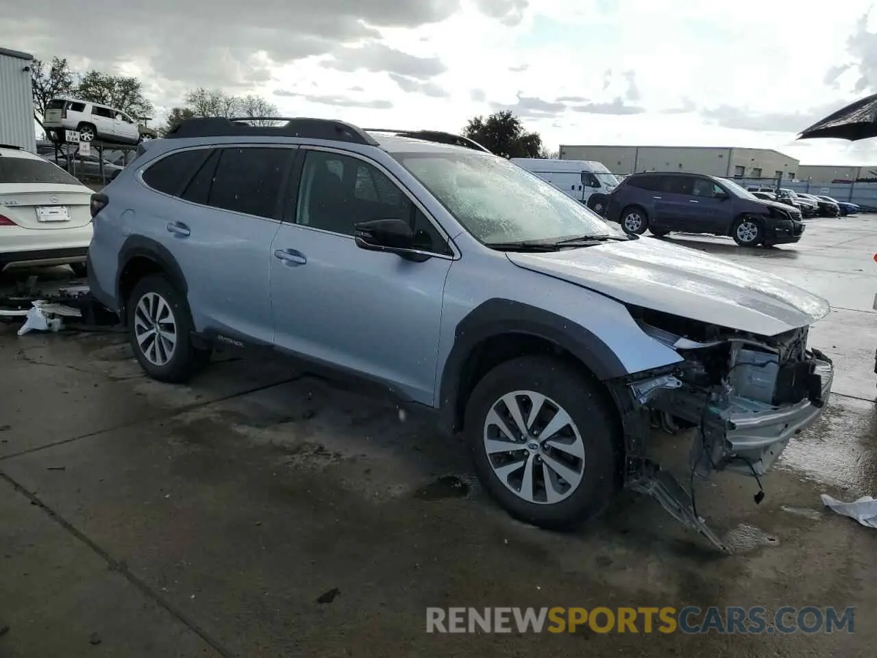 4 Photograph of a damaged car 4S4BTAFC6R3100537 SUBARU OUTBACK 2024
